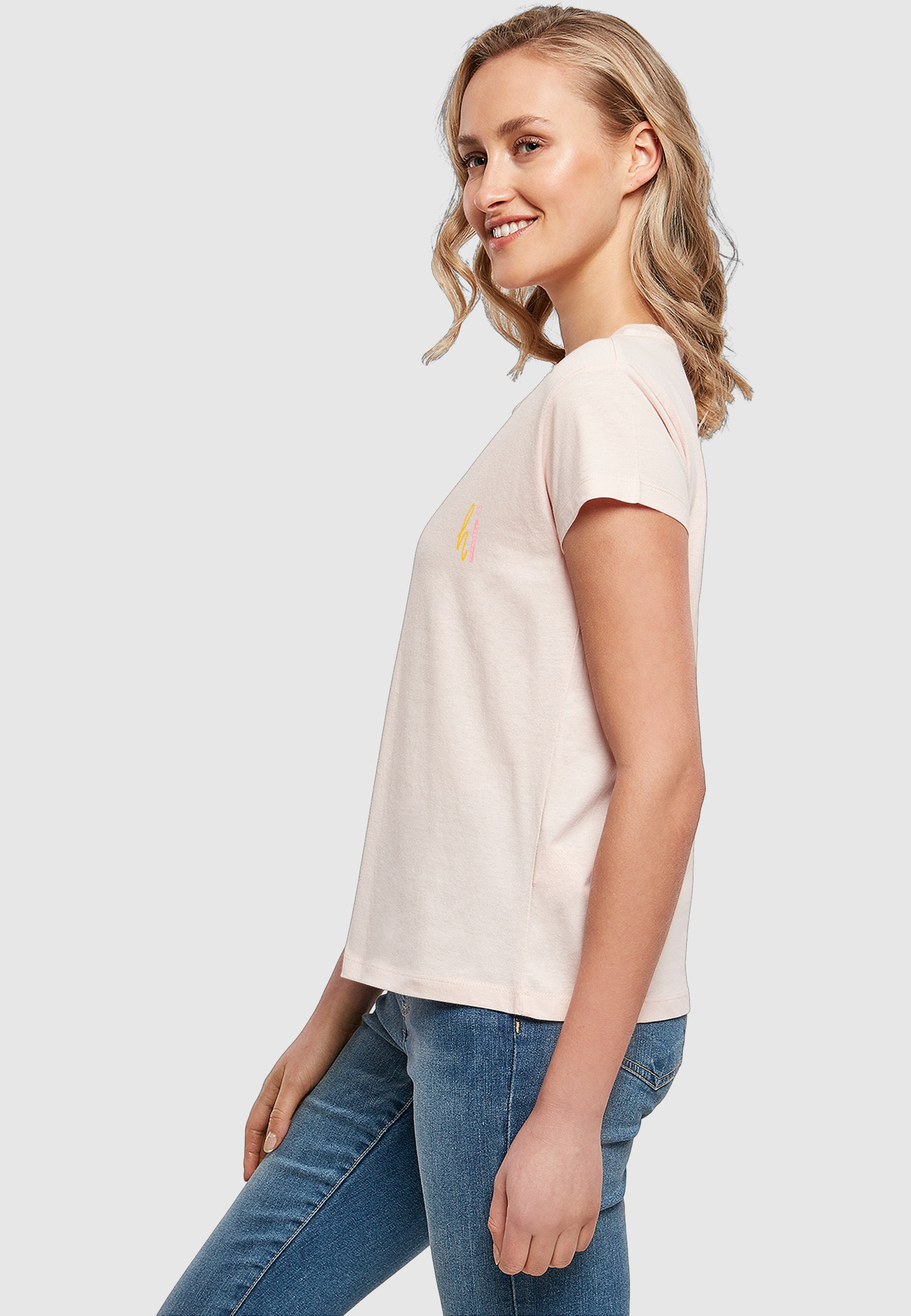 Merchcode T-Shirt »Merchcode Ladies Wording - Hi Box Tee« 1 Stk.