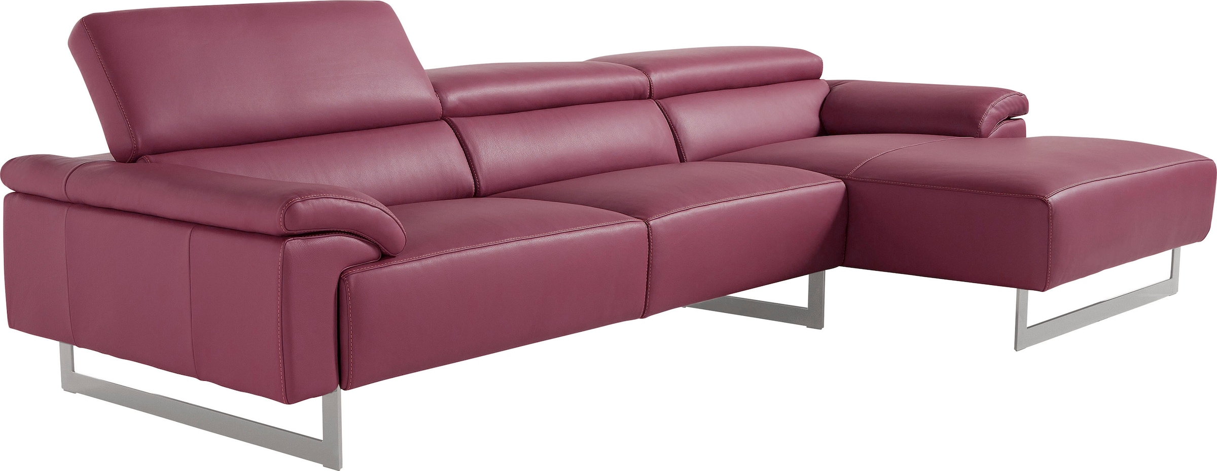 Egoitaliano Ecksofa "Malika, edel und bequem, Designsofa mit hochwertigen B günstig online kaufen