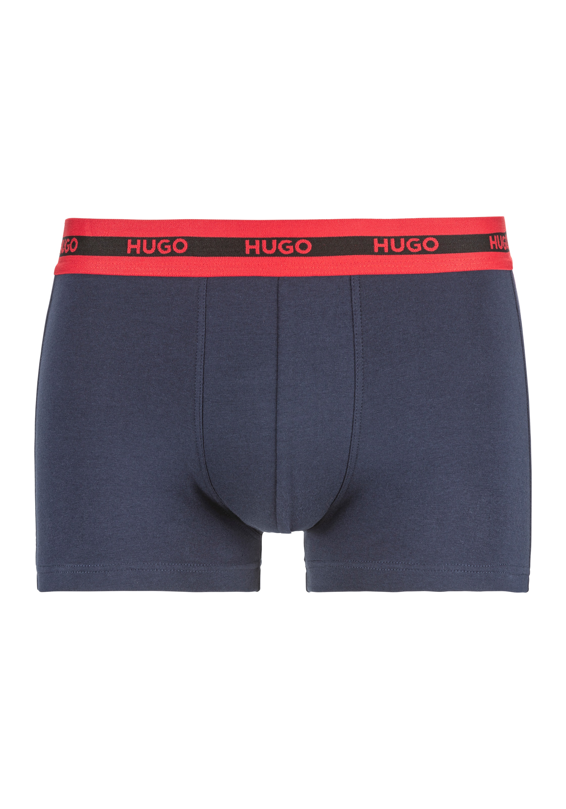 HUGO Underwear Trunk »TRUNK TRIPLET PLANET«, (Packung, 3 St., 3er), mit angesetztem Bund
