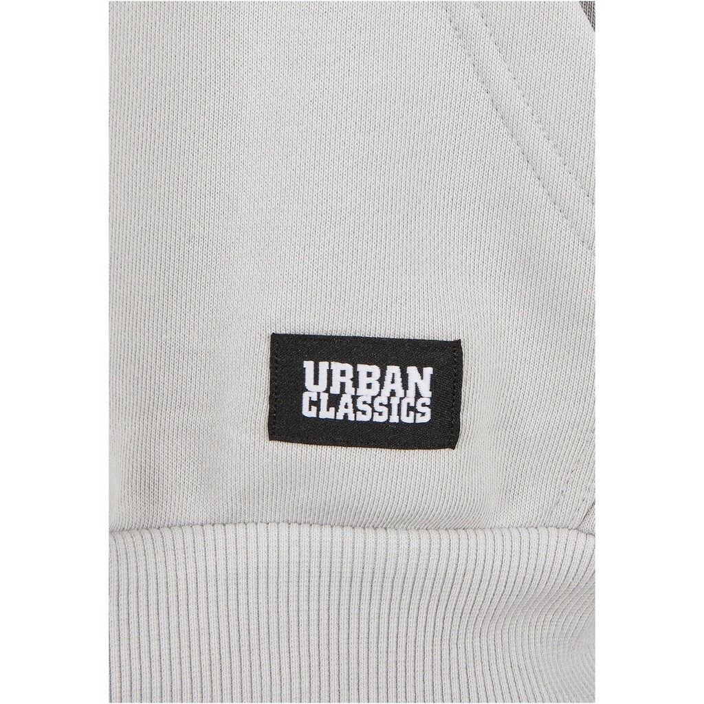 URBAN CLASSICS Sweatshirt »Urban Classics Herren Upper Block Hoody«, (1 tlg.)