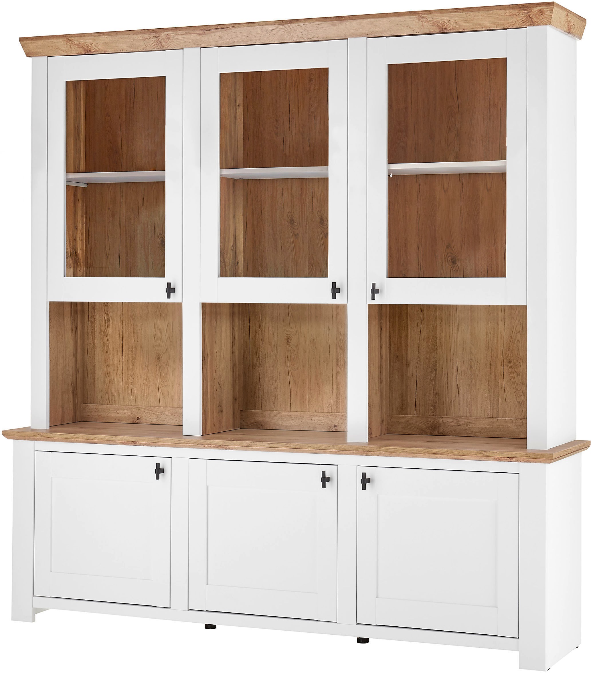 Home affaire Buffet "Bristol, Bücherschrank im Landhausstil, moderner Hochs günstig online kaufen