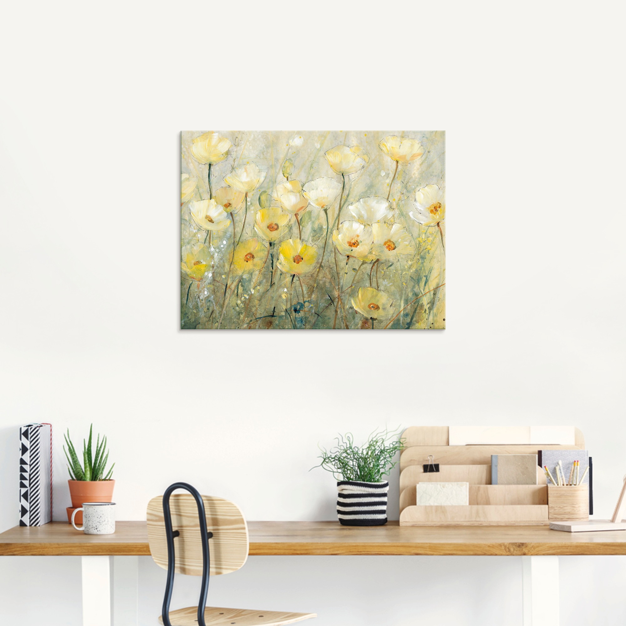 Artland Glasbild »Sommer in voller Blüte II«, Blumenwiese, (1 St.), in verschiedenen Größen