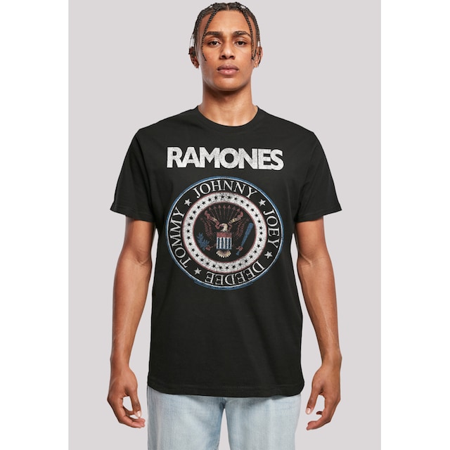 F4NT4STIC T-Shirt »Ramones Rock Musik Band Red White And Seal«, Premium  Qualität, Band, Rock-Musik online kaufen | BAUR