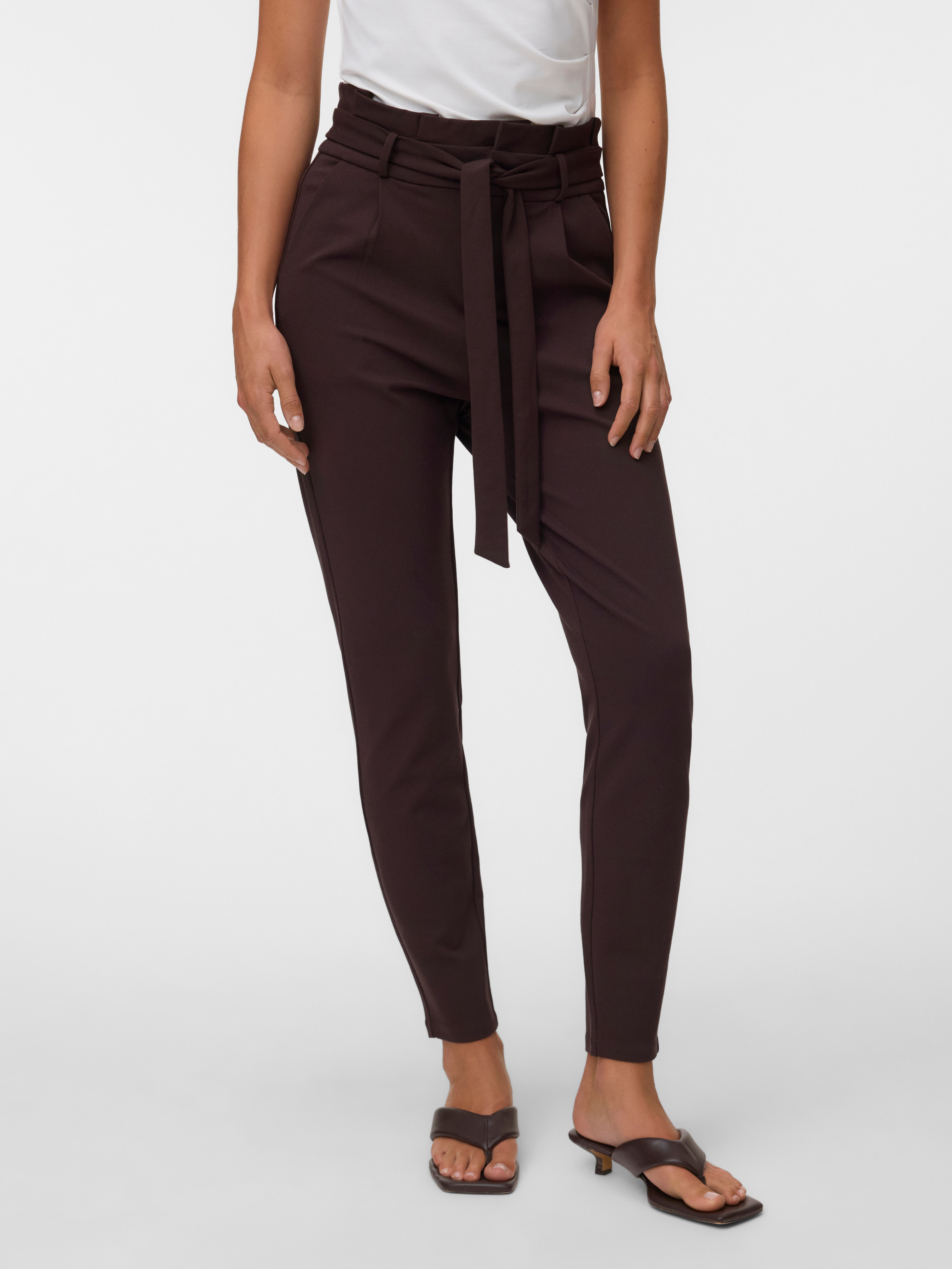 Vero Moda Paperbag-Hose "VMEVA HR LOOSE PAPERBAG PANT GA NOOS" Viskosemischung