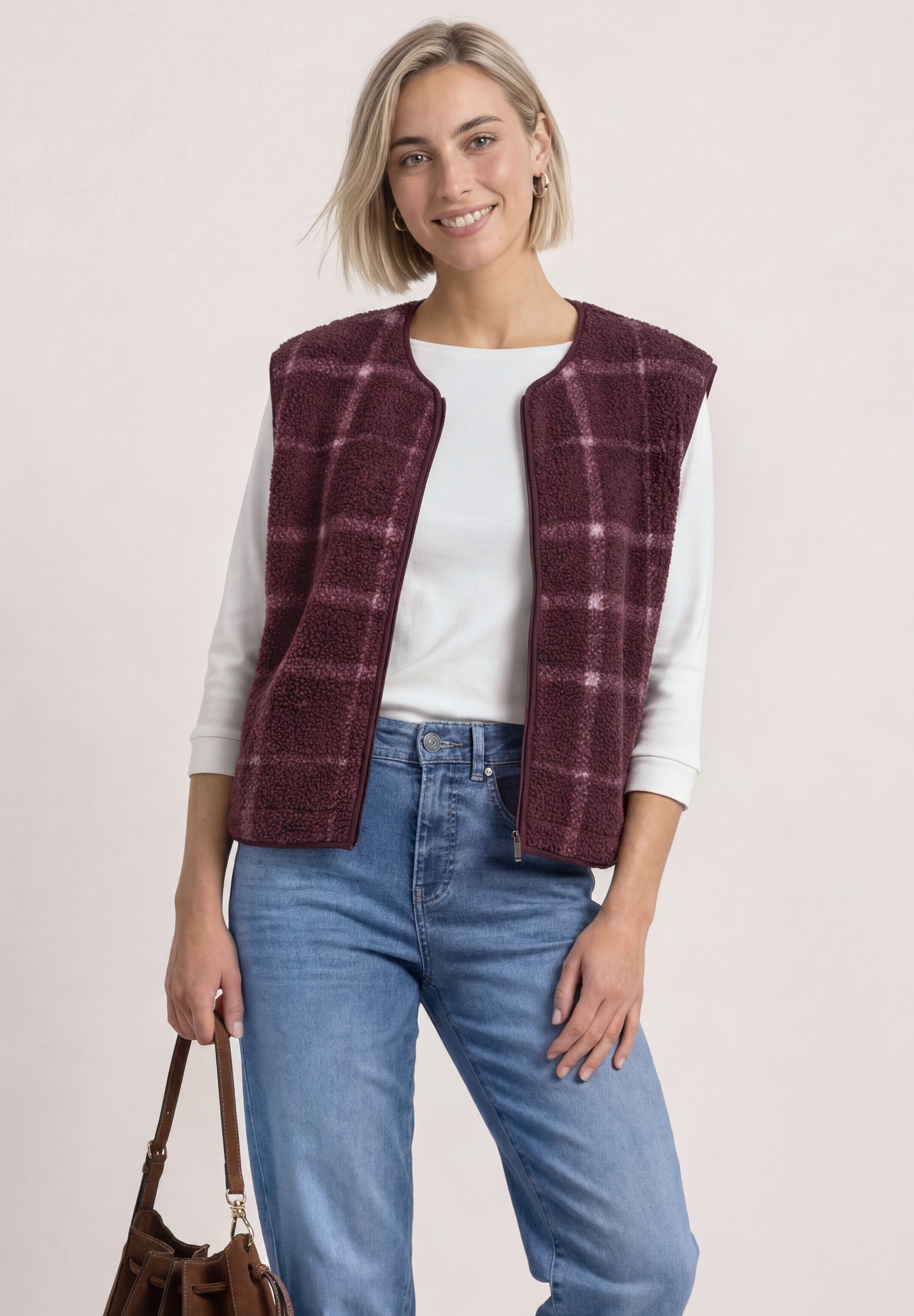 STREET ONE Cardigan mit Rundhalsausschnitt