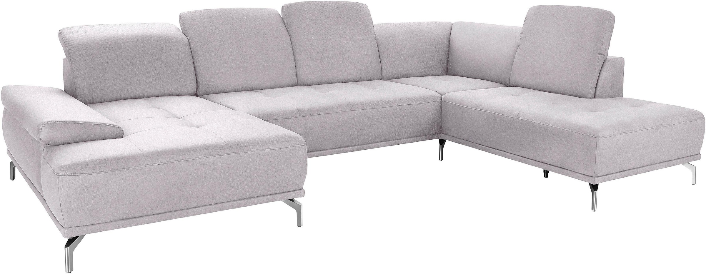 Home affaire Wohnlandschaft "Caluna" Inkl.Sitztiefenverstellung, wahlweise günstig online kaufen