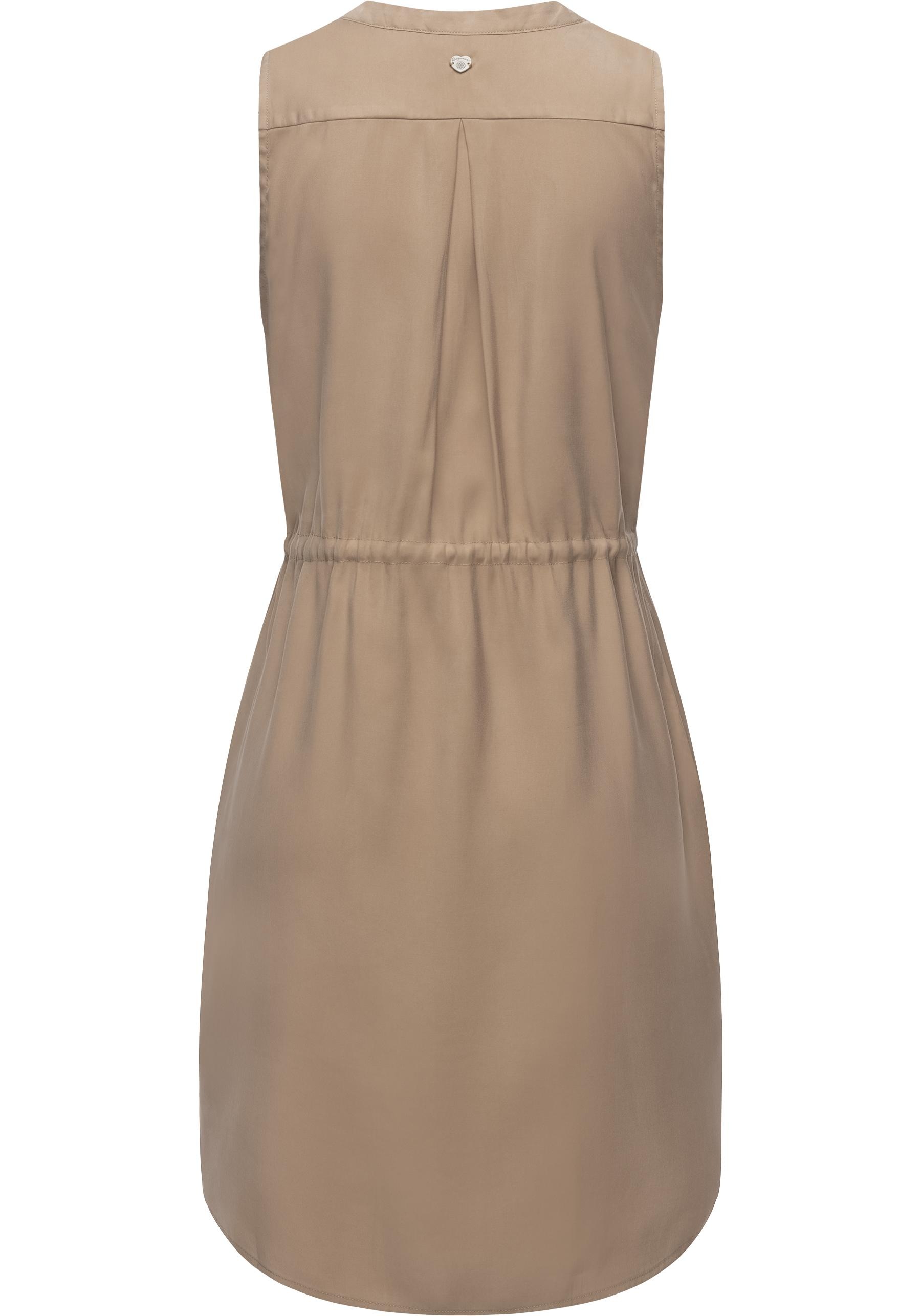 Thumbnail - Ragwear Blusenkleid "Roissin" Brusttaschen  Eingrifftaschen stylisches Sommerkleid mit Bindeband