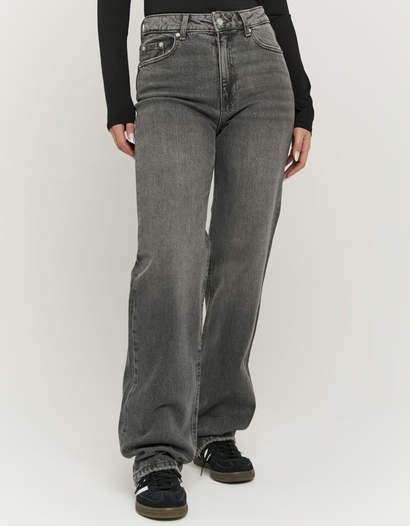 Tally Weijl "SPADEPEPPER" Baumwollmischung, High-Waist mit geradem Beinverlauf