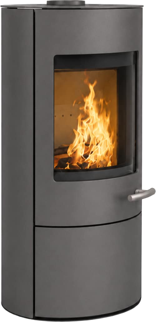Haas + Sohn Kaminofen "SOLIDO MOONLIGHT, Exklusiv, Lieferung bis ins Wohnzimmer" NEU in der Farbe Moonlight grau