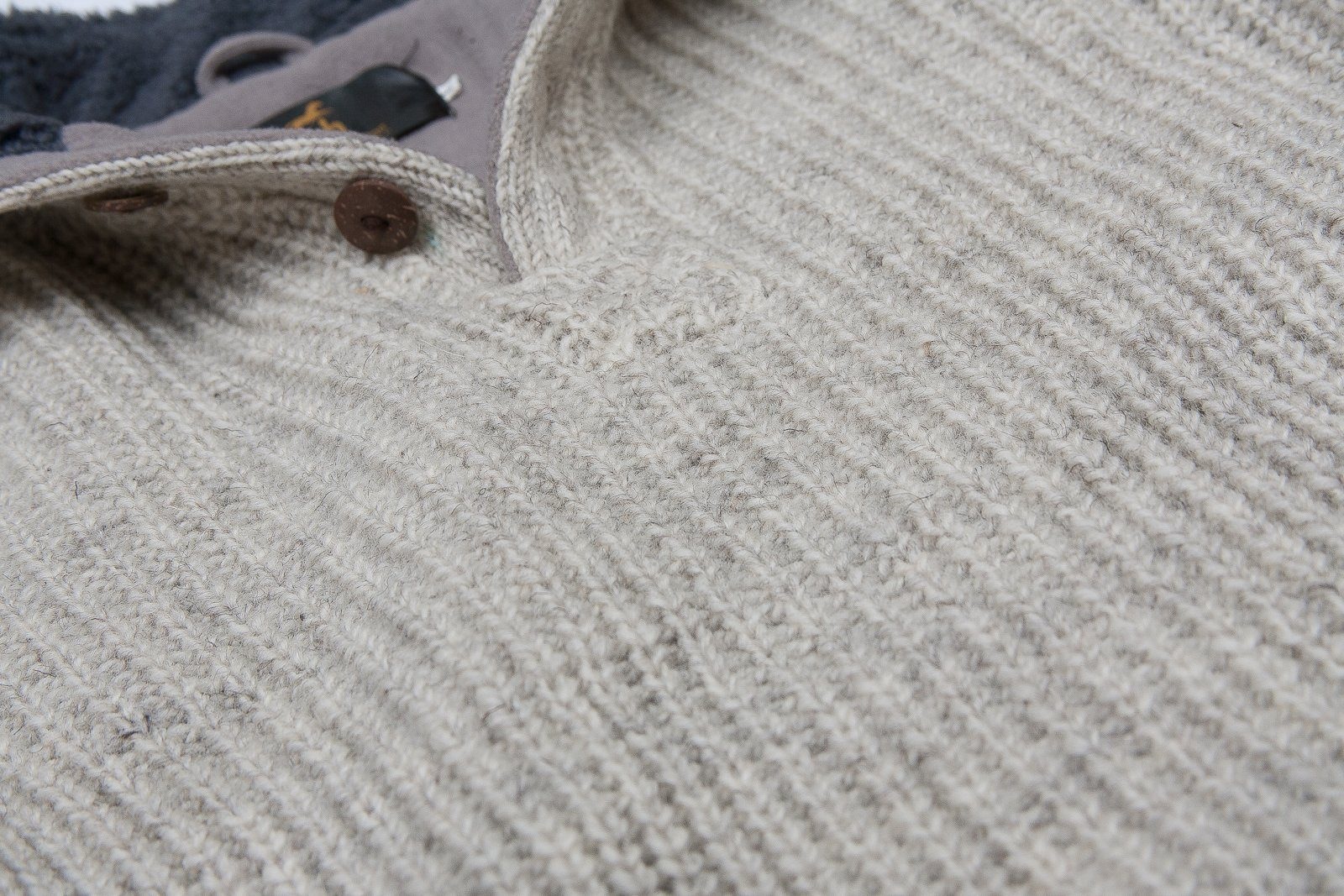 DEPROC Active Strickfleecejacke »Wollpullover mit Fleece ELKFORD MEN«