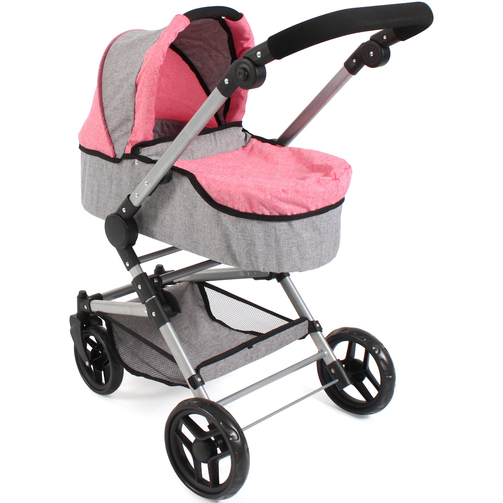 CHIC2000 Kombi-Puppenwagen »Fides 3in1, Melange Pink«