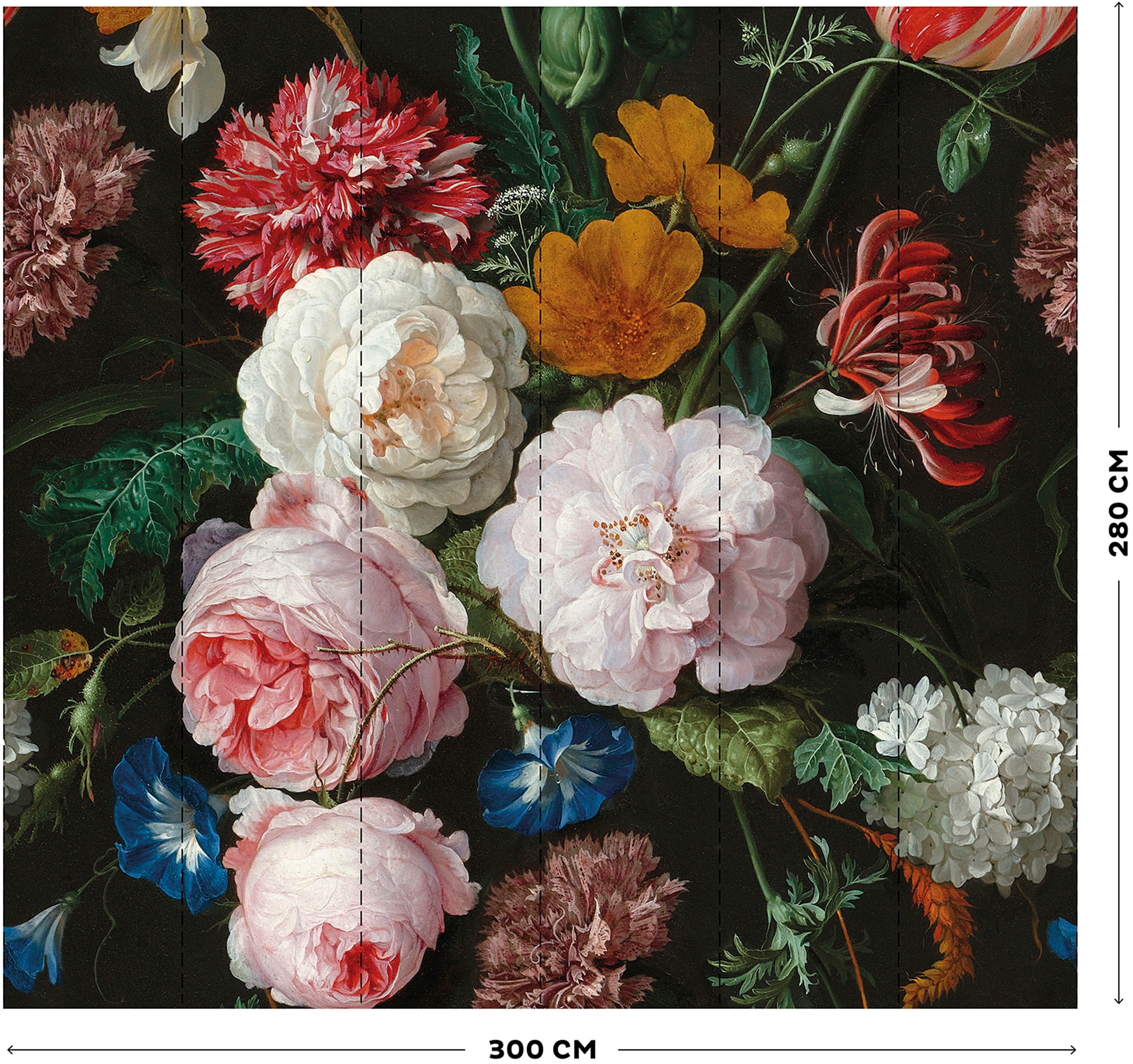 Art for the home Fototapete »Nicky Blumen« botanisch glatt Nicky Blumen 280x300 cm