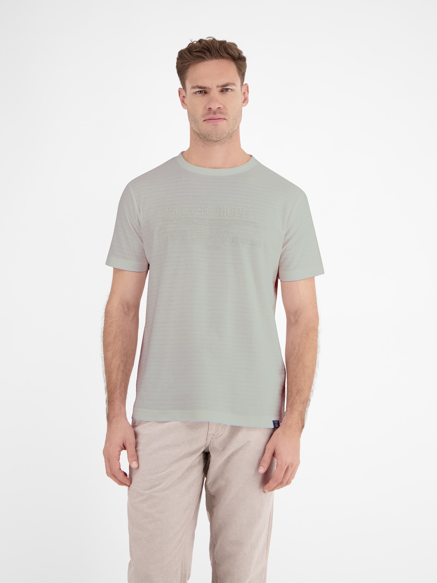 LERROS T-Shirt "T-Shirt in Strukturqualität" günstig online kaufen