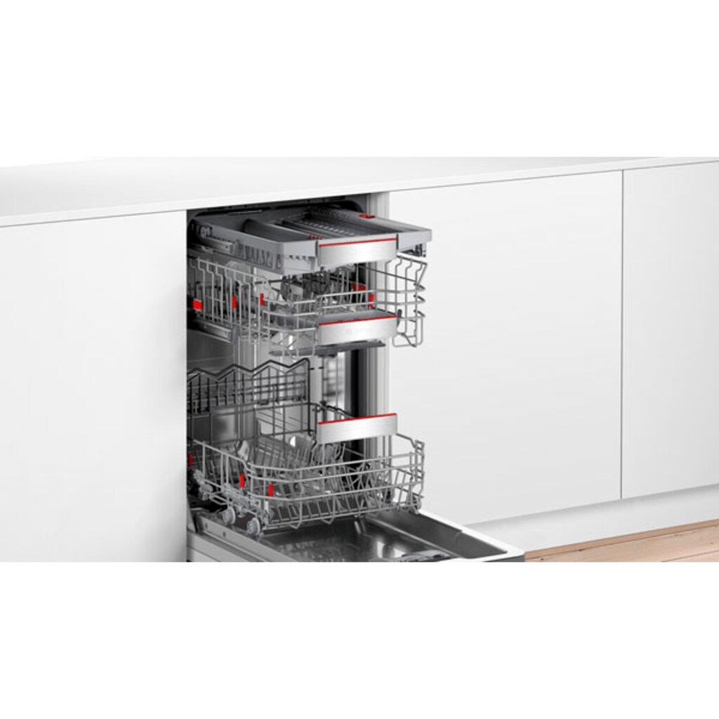 BOSCH teilintegrierbarer Geschirrspüler »SPI6EMS23E«, Serie 6, SPI6EMS23E, 10 Maßgedecke