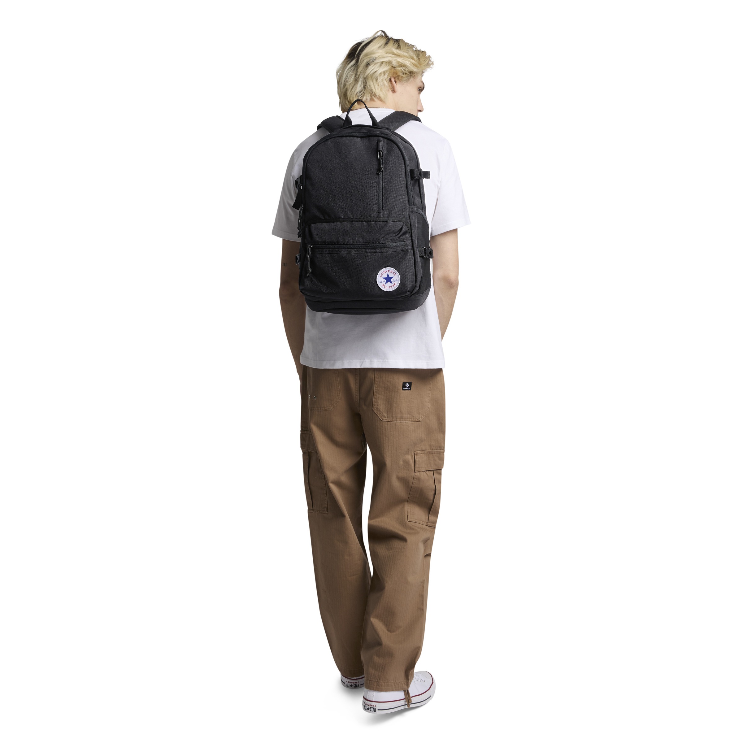 Converse Rucksack »STRAIGHT EDGE BACKPACK« für Erwachsene, 26 Liter Volumen, drei separate Taschen