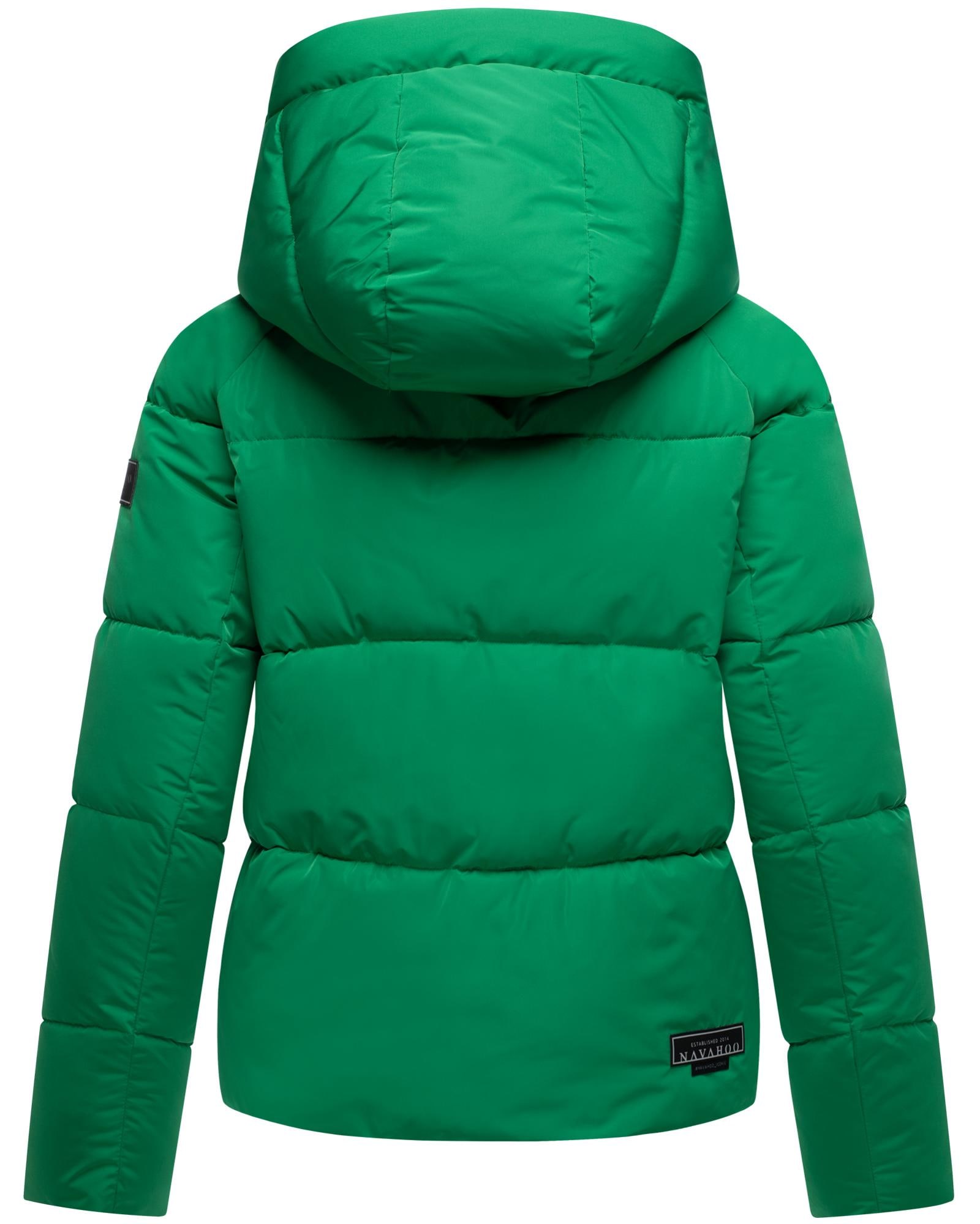 Navahoo Steppjacke »Frostherz XIV«, mit Kapuze, Kurze gesteppte Damen Winterjacke mit abnehmbarer Kapuze