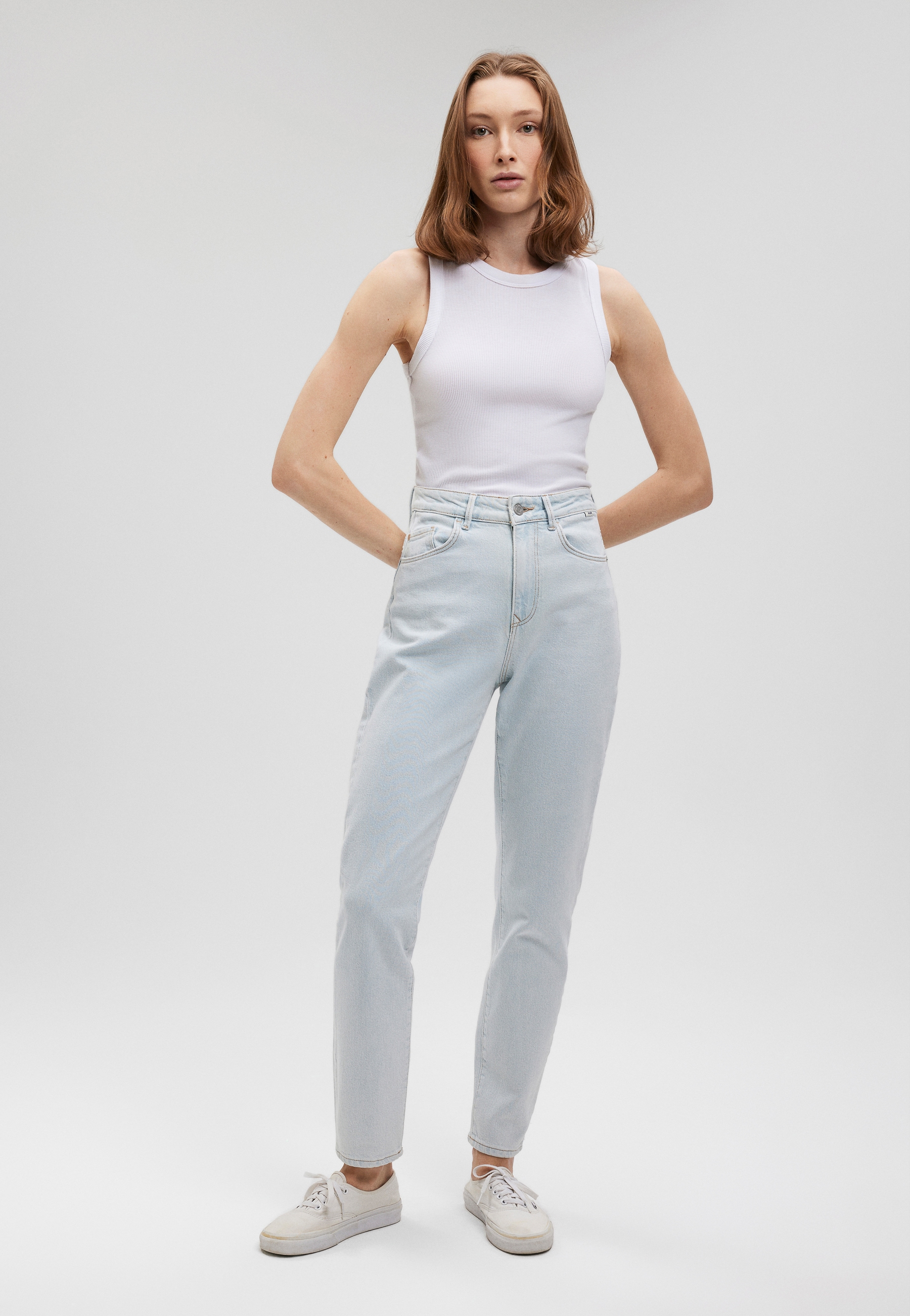 Mom-Jeans »STAR«, Slim Mom Jeans