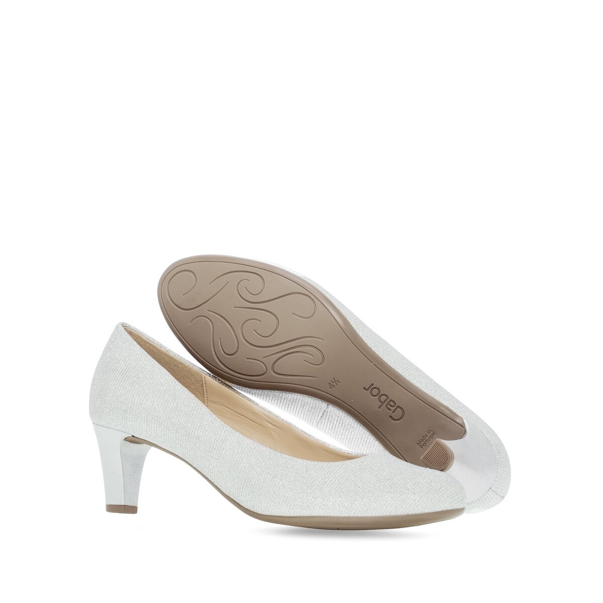 Gabor Elegant Pump Heel Silver 35.5 3