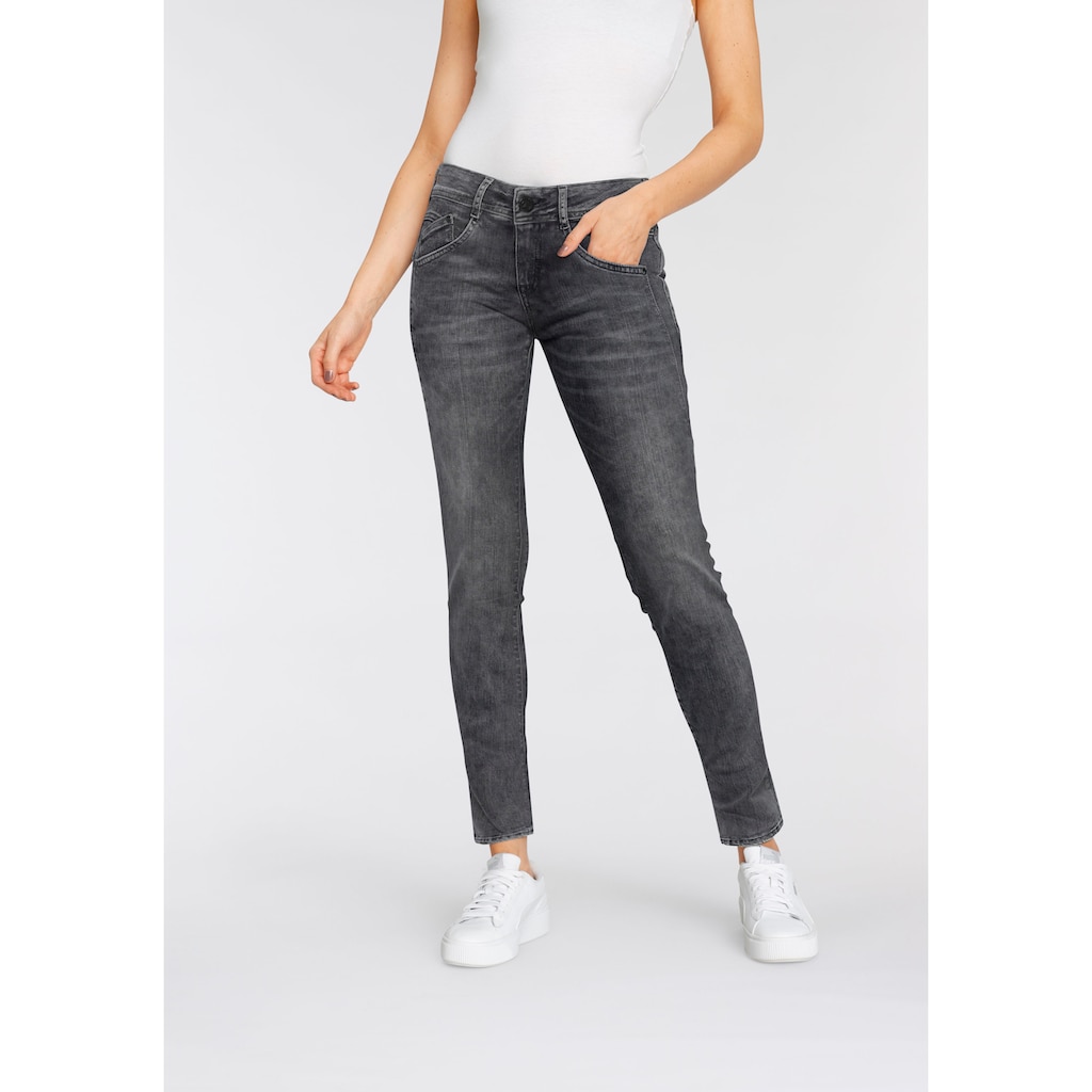 Herrlicher Slim-fit-Jeans »GINA SLIM POWERSTRETCH«, mit seitlichem Keileinsatz