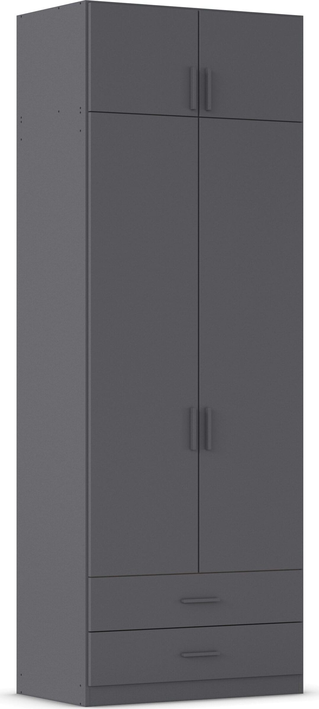 rauch "Schrank Garderobe Wäscheschrank GAMMA in 4 Breiten 91-226 cm" 3 verschiedene Ausstattungen BASIC/CLASSIC/PREMIUM (inkl. SOFT-CLOSE), mit Schubladen und Schrankaufsatz, schlichtes Design MADE IN GERMANY