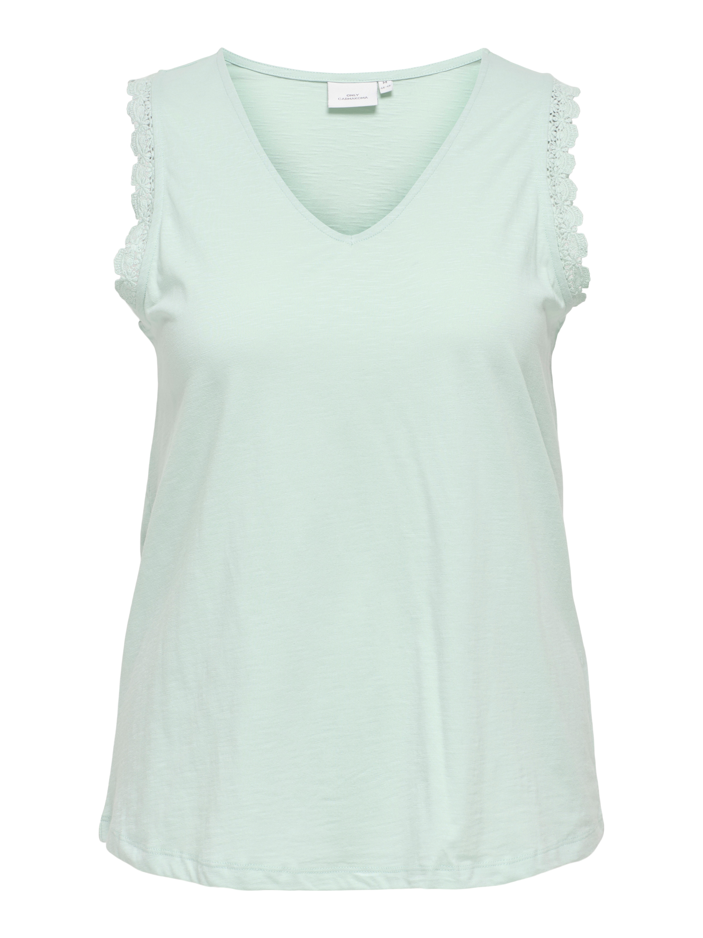 ONLY CARMAKOMA Shirttop "CARLILA S/L V-NECK TOP JRS BS" günstig online kaufen