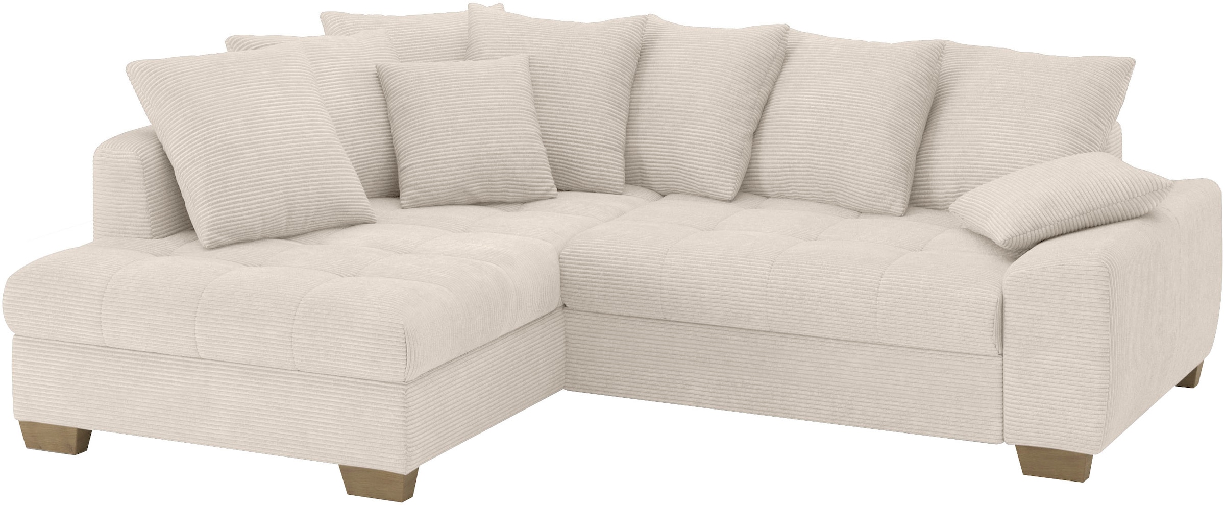 Mr. Couch Ecksofa "Nikita II, L-Form", Wahlweise mit Bettfunktion, Bettkast günstig online kaufen