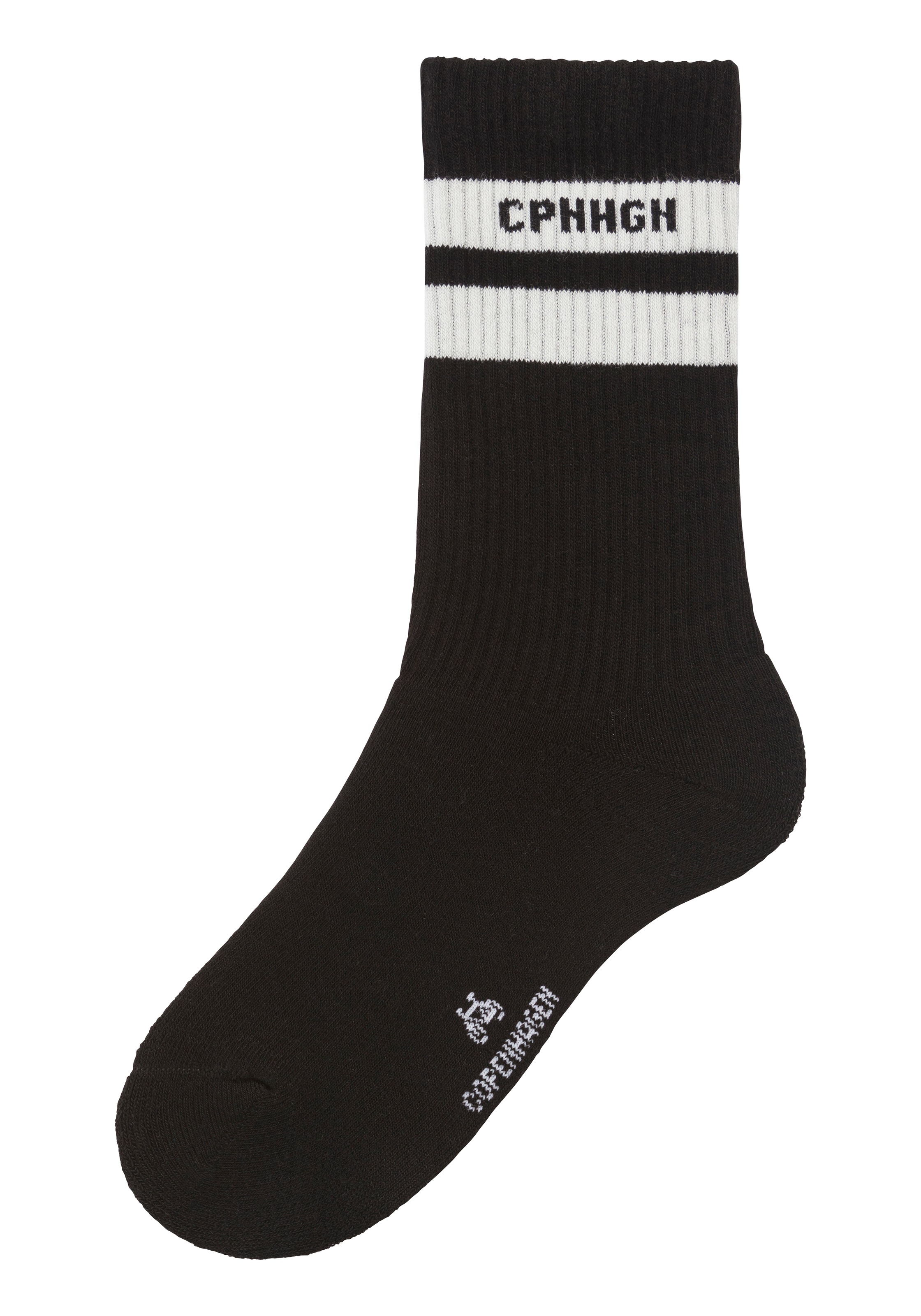 Copenhagen Studios Tennissocken, (Packung, 3 Paar), mit Streifendesign und Vollfrottee