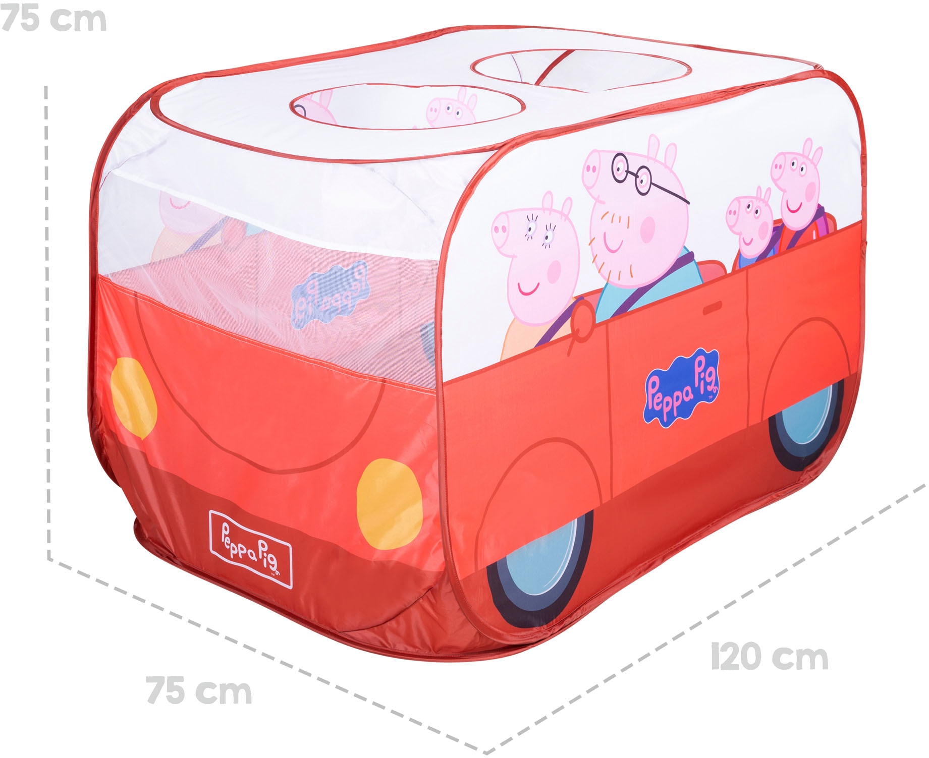 roba® Spielzelt »Peppa Pig Pop Up Spielbus«