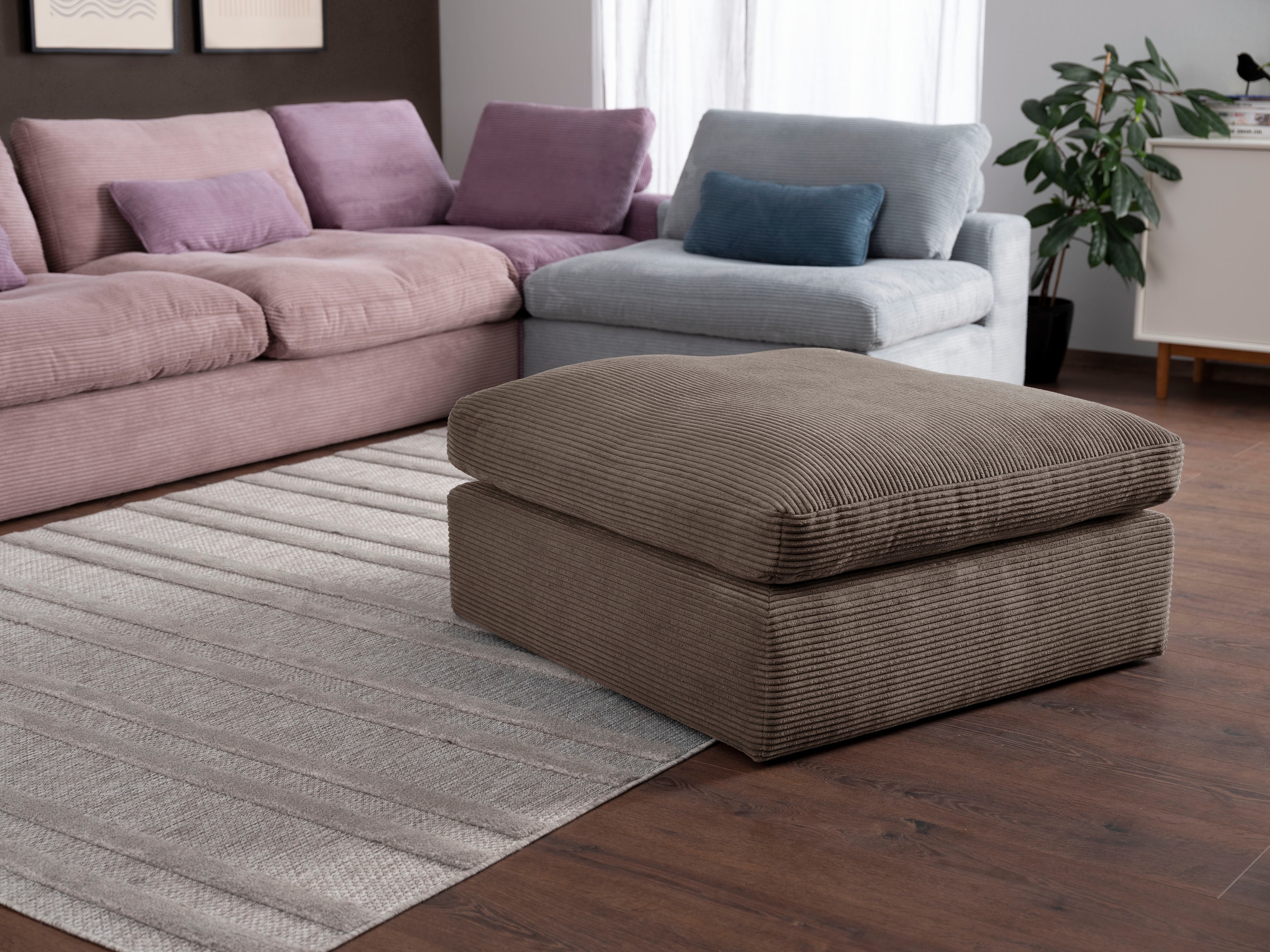 alina Hocker "Sandy" 122 cm breit und 98 cm tief günstig online kaufen