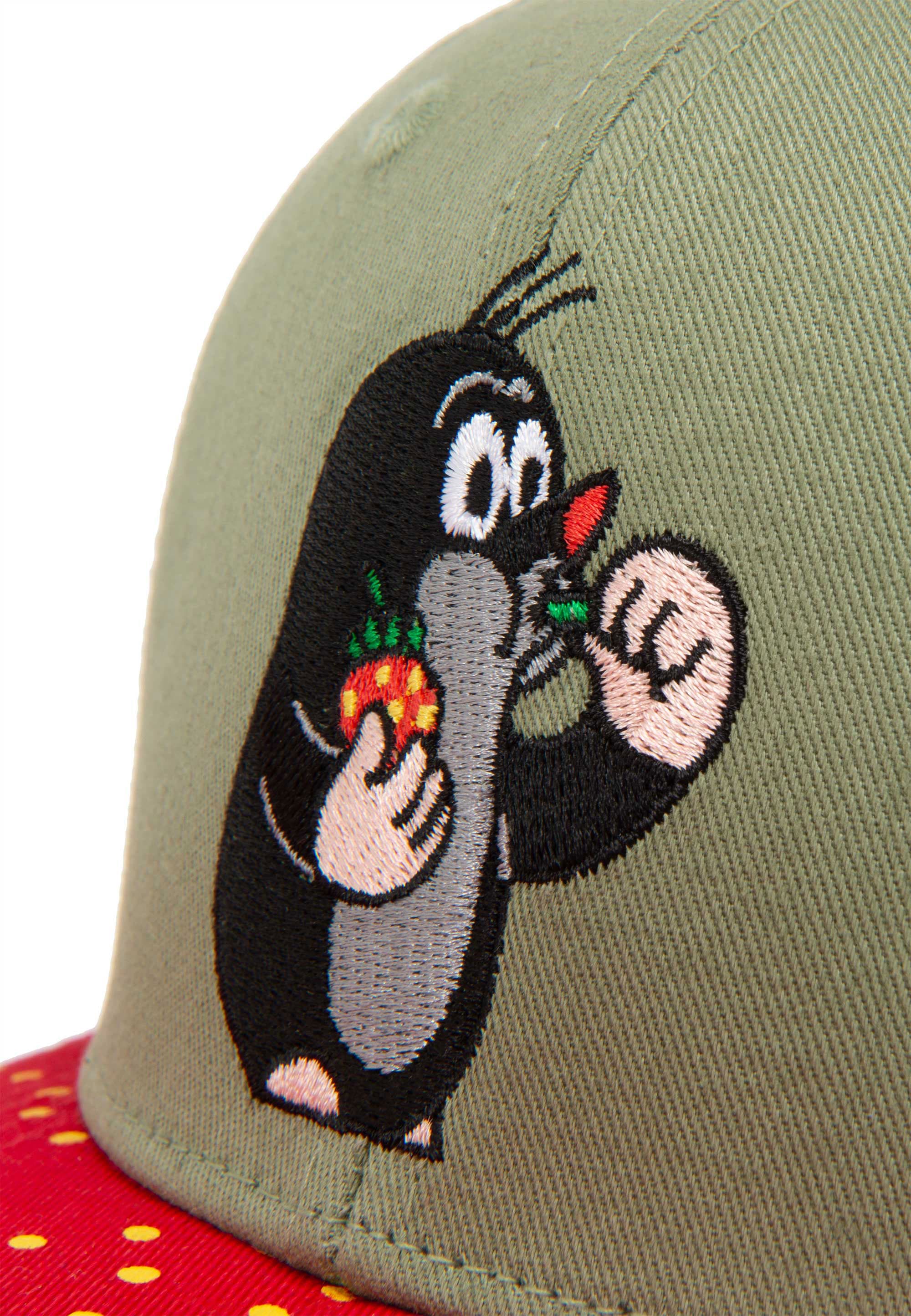 koaa Baseball Cap »Der kleine Maulwurf - Erdbeere«, mit detailreicher Stickerei