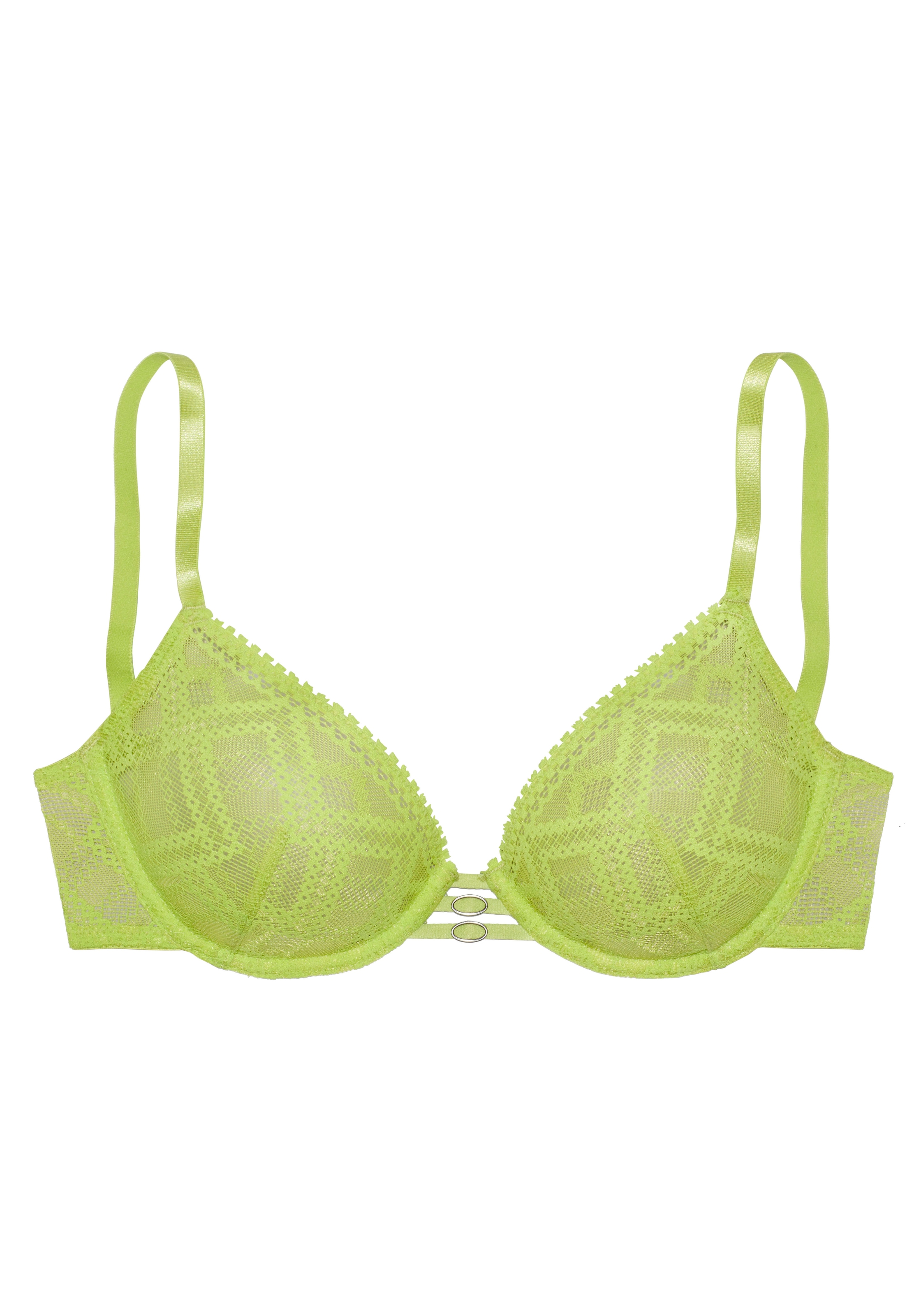 Vivance Bügel-BH, aus graphischer Jacquardspitze mit edler Bänder-Optik, Dessous