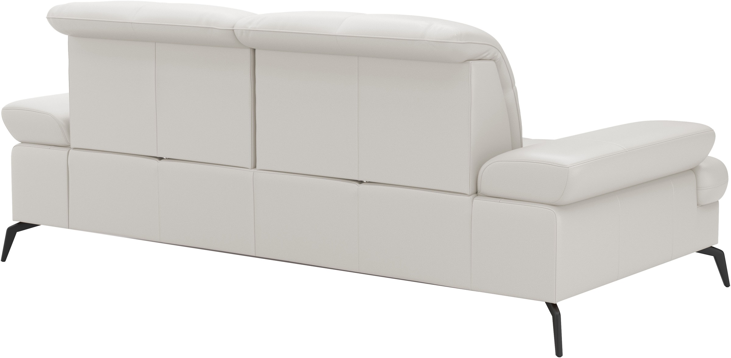 3-Sitzer SIT & MORE "Amica, inkl. Sitztiefenverstellung und Armteilverstellung", weiß (reinweiß), B:212cm H:90cm T:122cm, Sofas, wahlweise mit Kopfteilverstellung und Bettfunktion 9