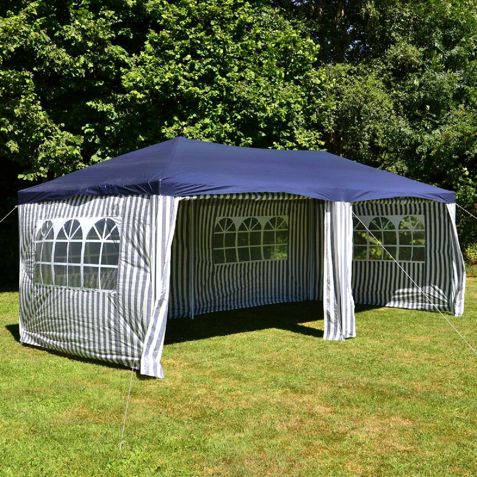 VCM Pavillon »Pavillon Partyzelt Raucherzelt BLAU 3x6m«
