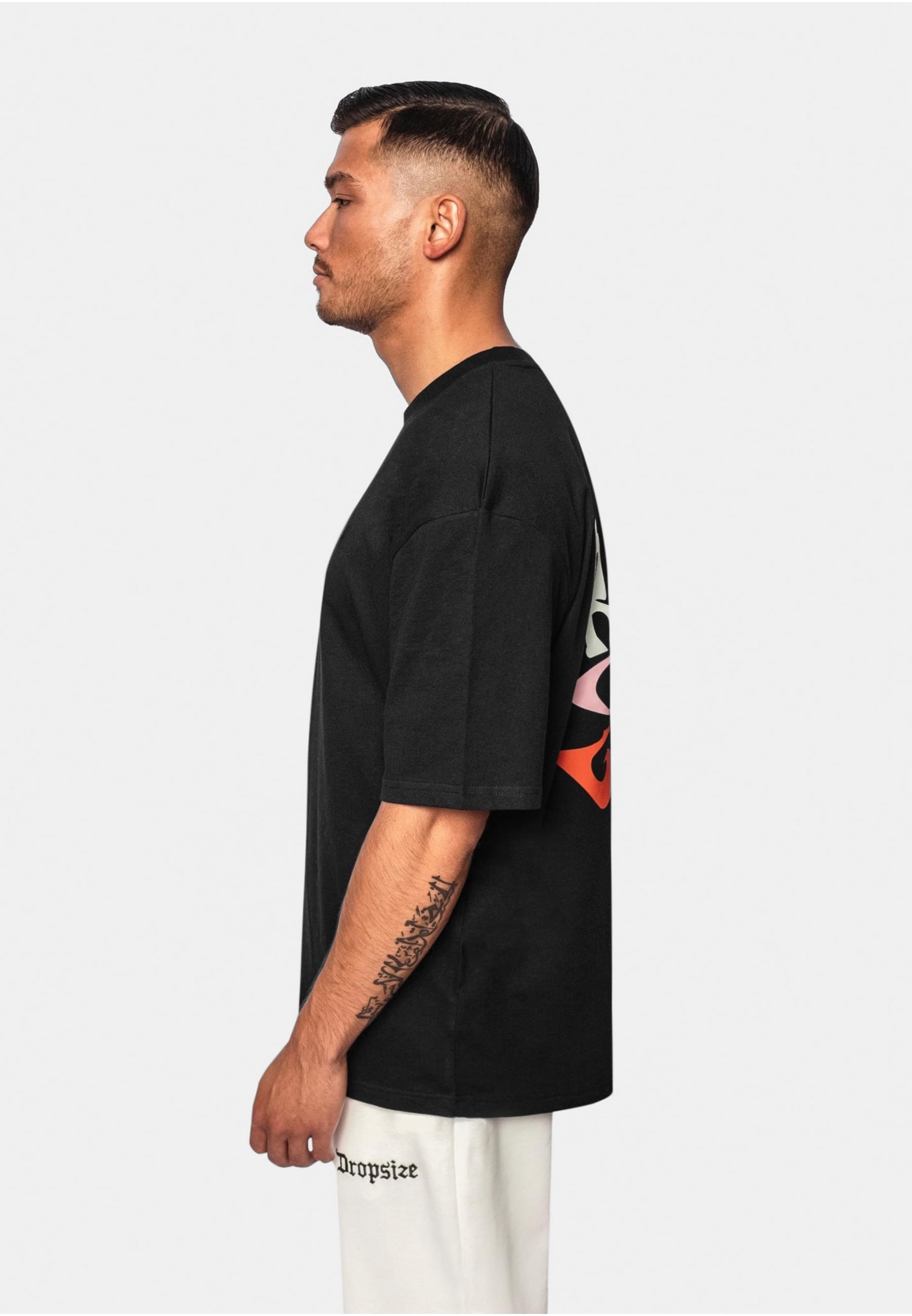 Dropsize T-Shirt »Dropsize Herren Heavy Oversize ''Crew Love'' T-Shirt«, (1 tlg.)