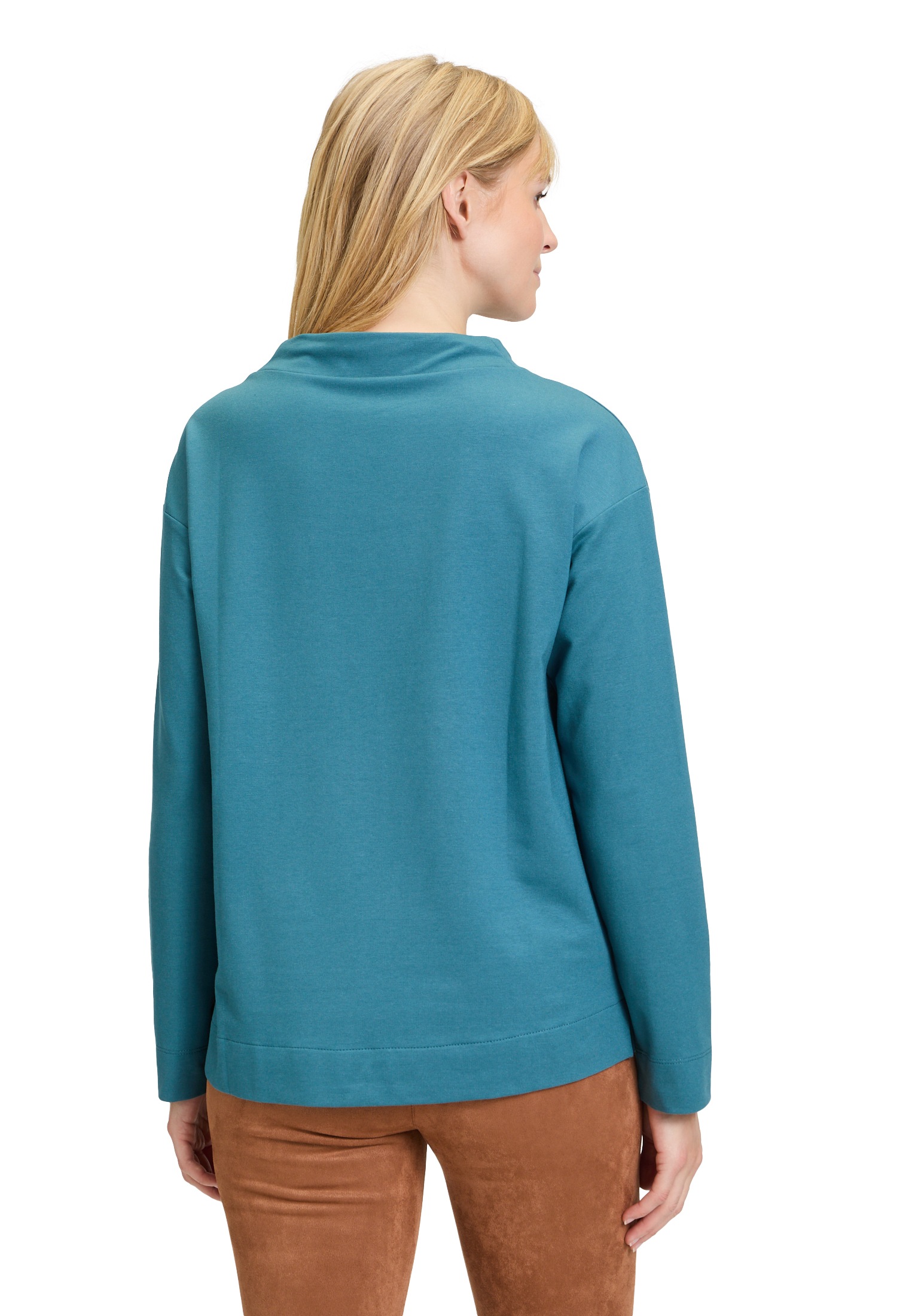 Betty Barclay Sweatshirt »Betty Barclay Damen Sweatshirt mit Kragen«, Glitzersteine