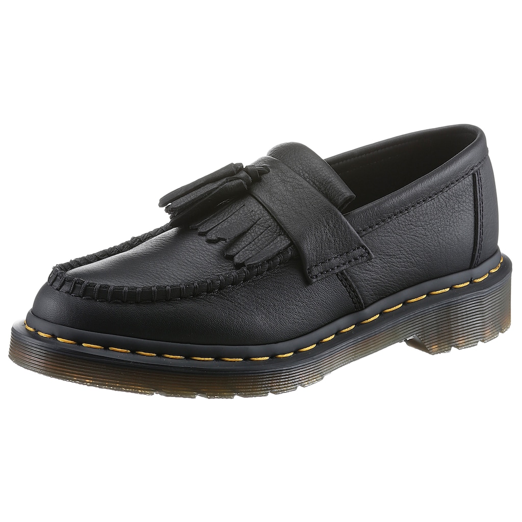 DR. MARTENS Mokassin »Black Virginia Adrian«, Chunky Slipper, Schlupfschuh mit modischer Tassel