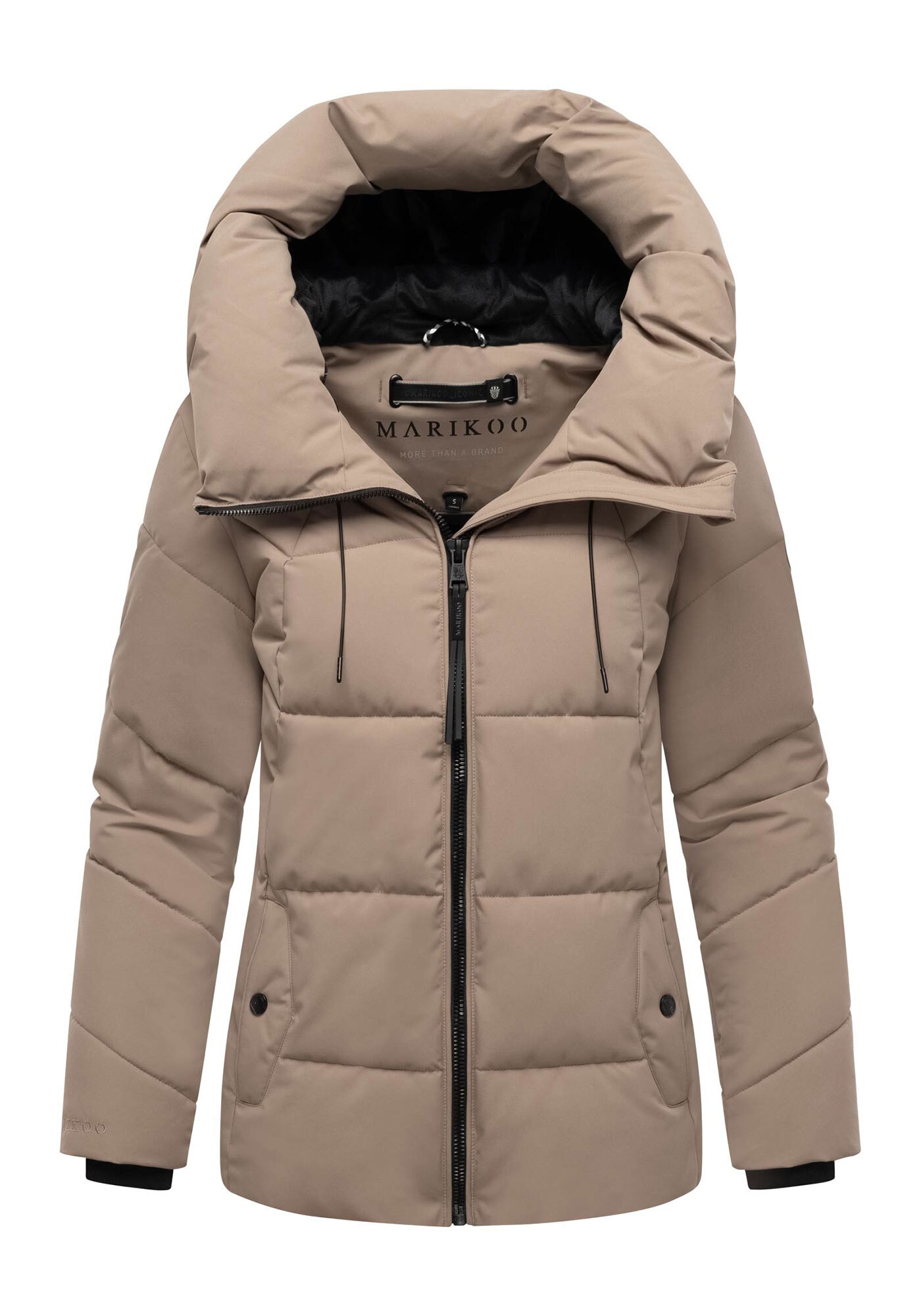 Marikoo Winterjacke »Kuscheltatze«, mit extra hohem Kragen