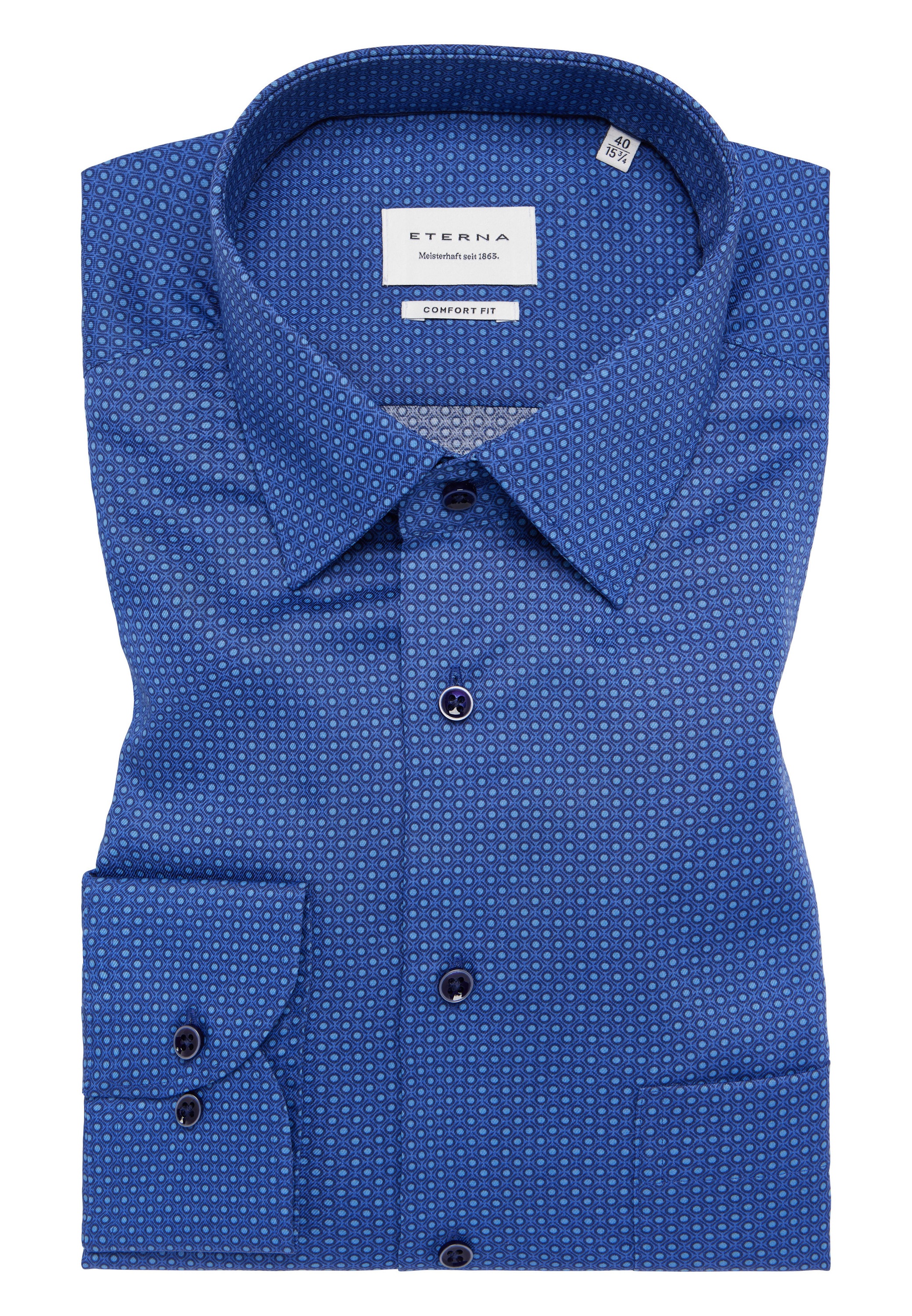 Eterna Langarmhemd »COMFORT FIT«, NON IRON (bügelfrei)