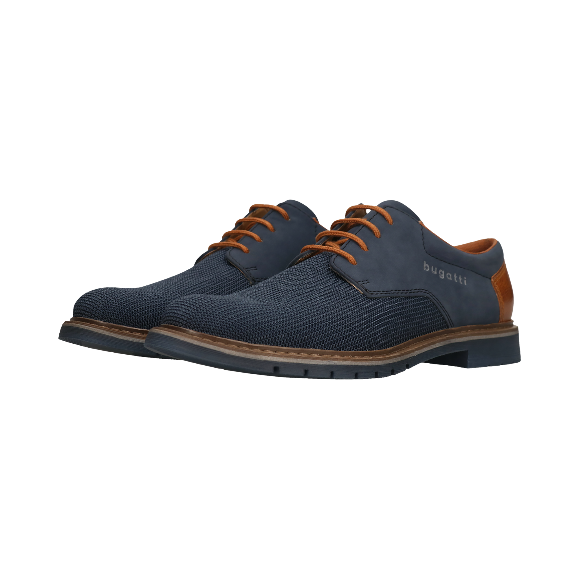 bugatti Schnürschuh Blockabsatz, Businessschuh, Abendschuh mit Logoprägung günstig online kaufen