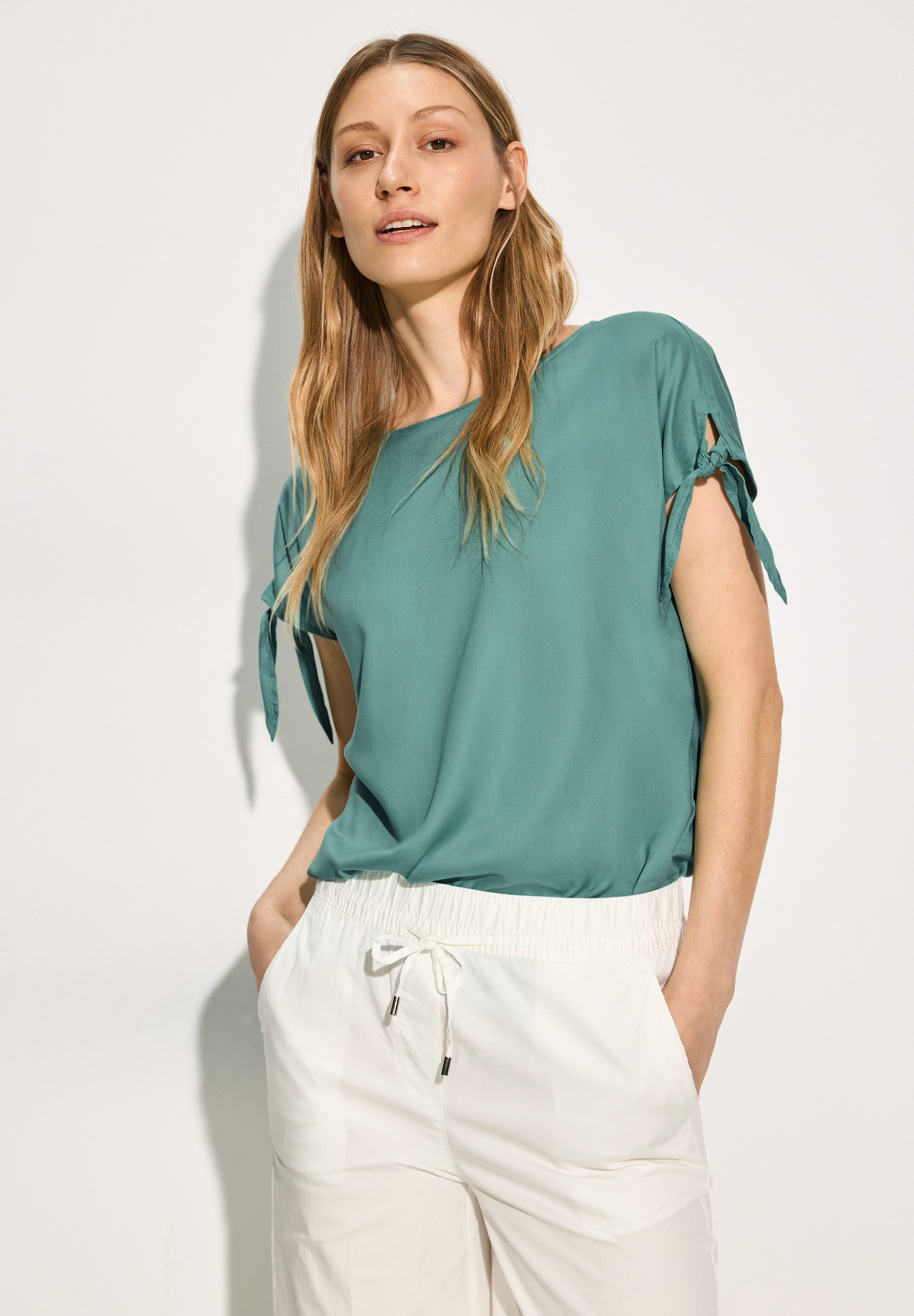 Cecil Shirtbluse, mit Knoten-Detail