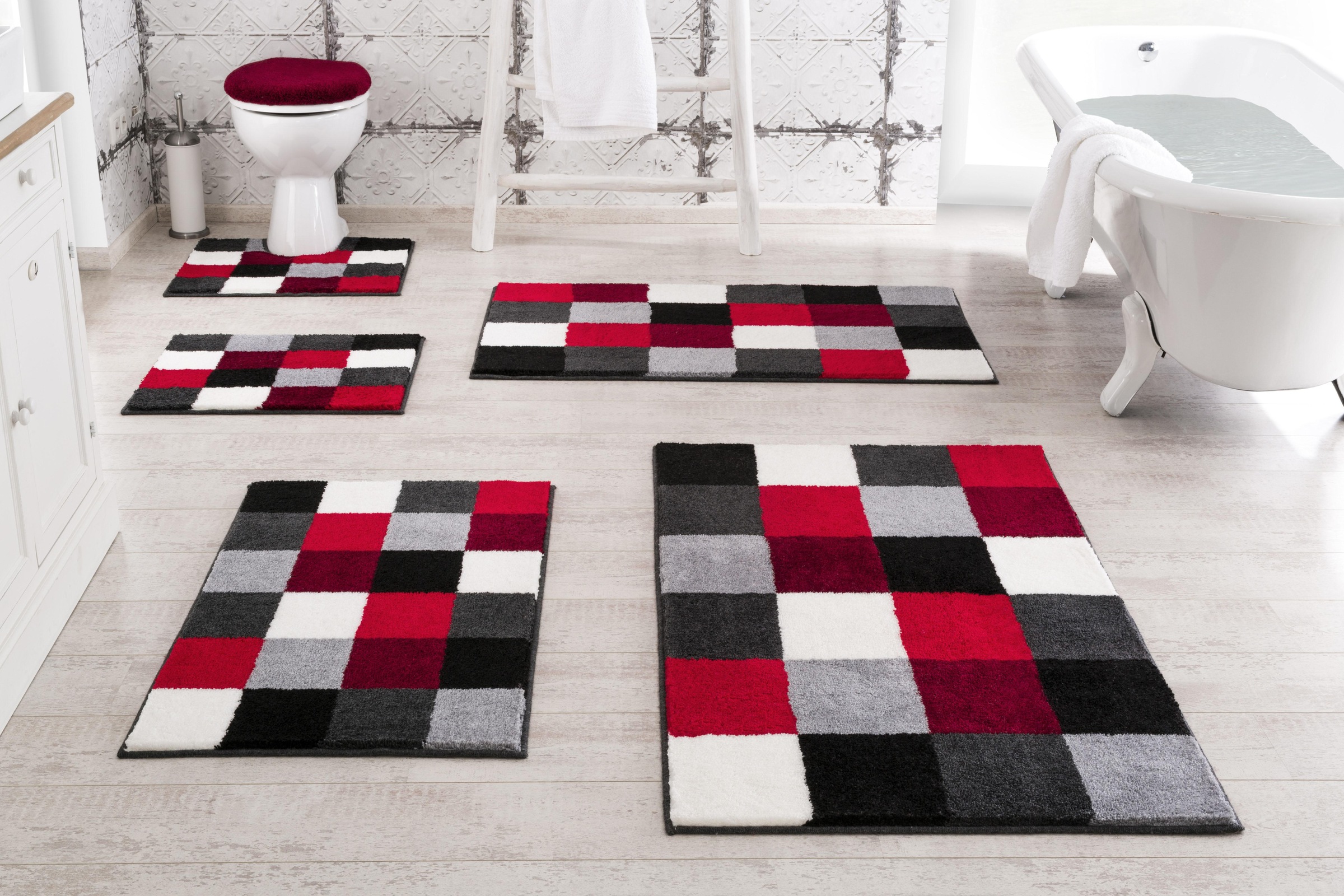 Grund Badematte "BONA" Höhe 20 mm fußbodenheizungsgeeignet rutschhemmender günstig online kaufen