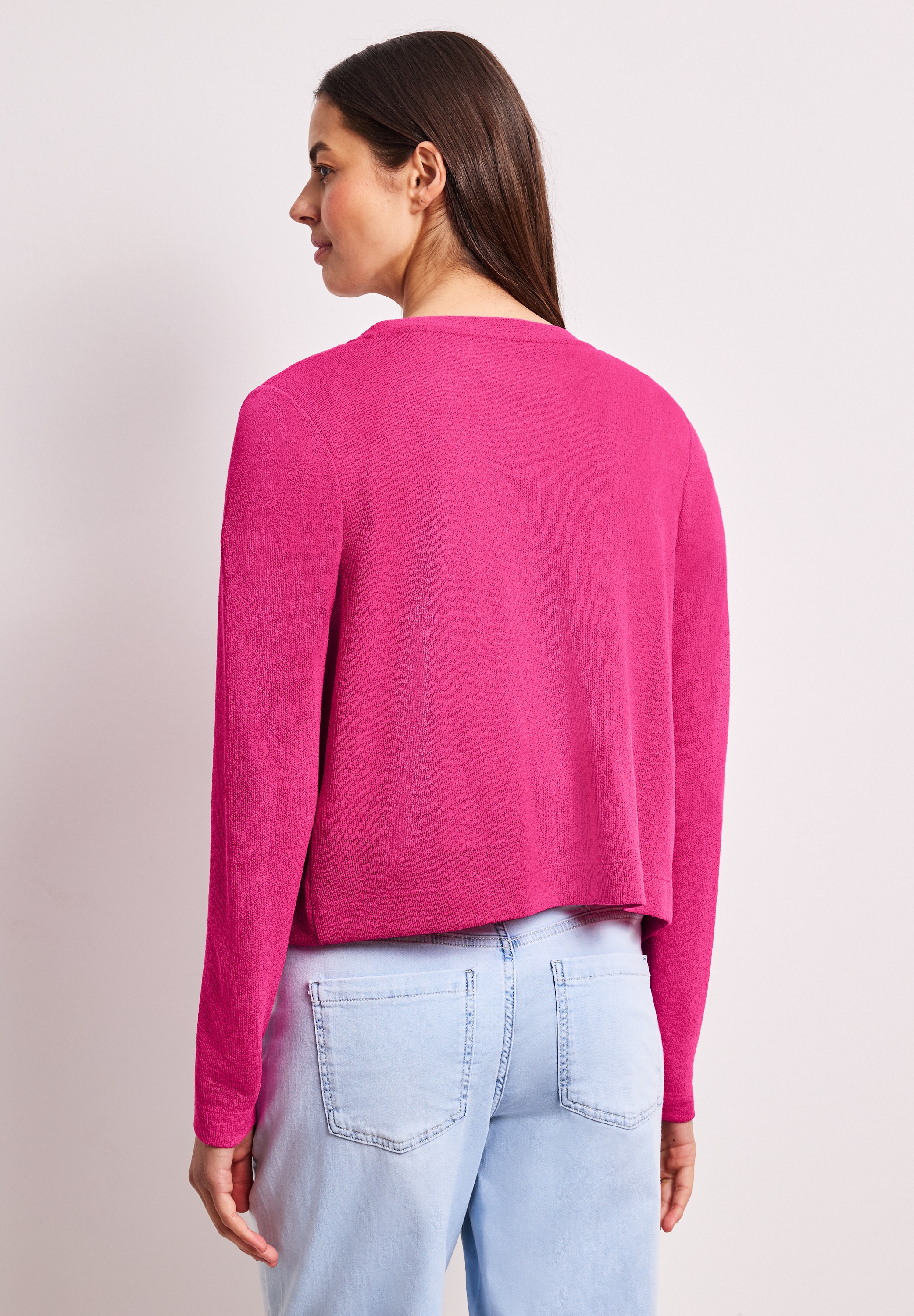 STREET ONE Strickjacke "Style Nette" in offener Passform günstig online kaufen