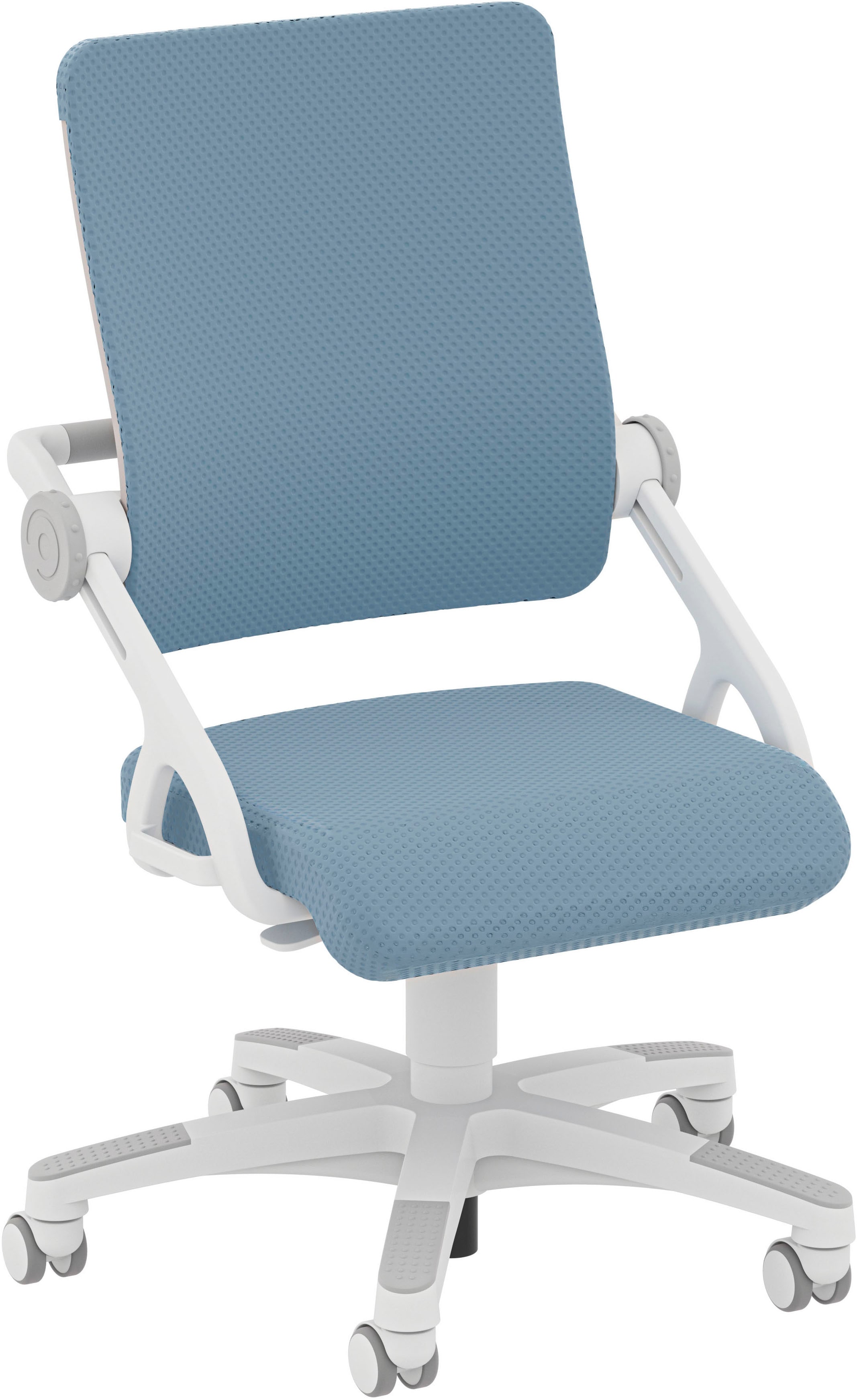 PAIDI Kinderstuhl "YVO in verschiedenen Farben, mitwachsend & ergonomisch" () waschbare Bezügen, tiefen- & höhenverstellbarer Schreibtischstuhl