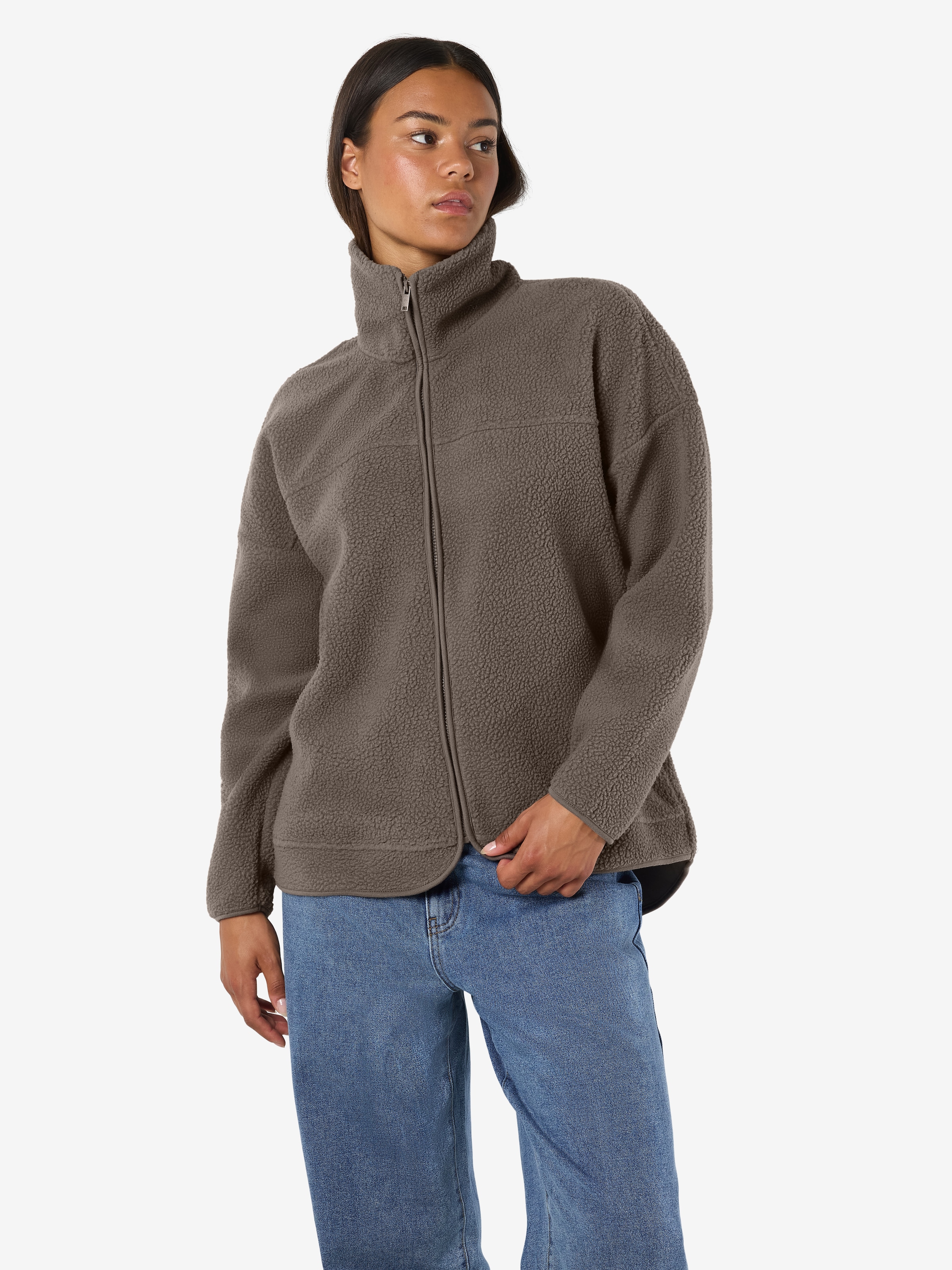 Noisy may Fleecejacke »NMCOZY L/S ZIP SWEATER JRS NOOS«