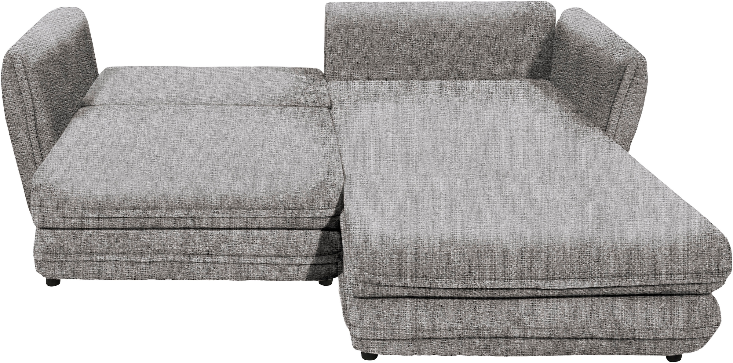 ED EXCITING DESIGN Ecksofa »Stanley L-Form«, frei im Raum stellbar, mit Schlaffunktion und Bettkasten