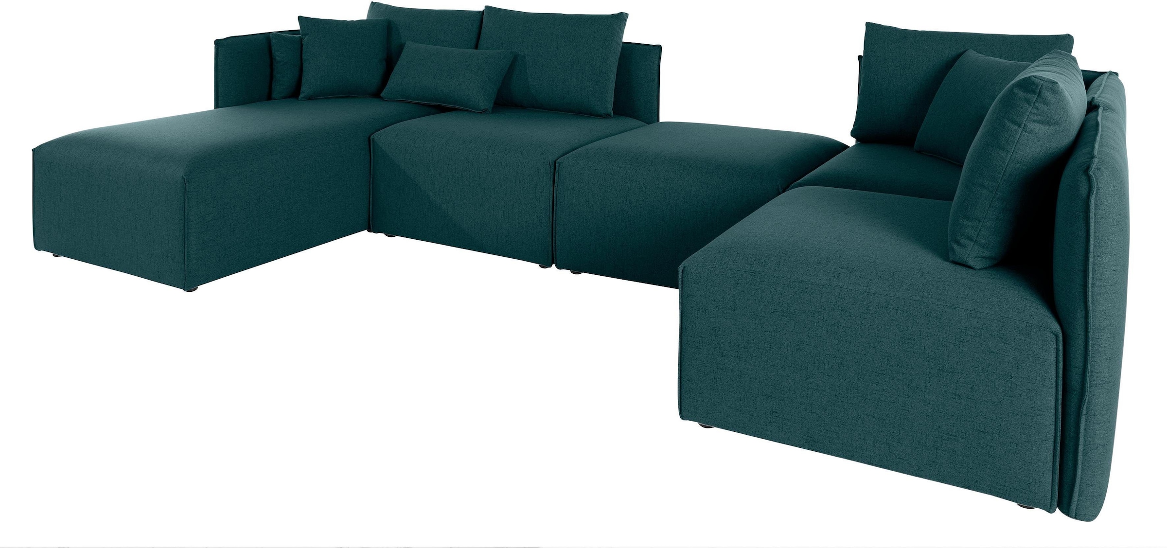 OTTO home Wohnlandschaft "Nöre U-Form" 5 Teile, in vielen Bezugsqualitäten günstig online kaufen