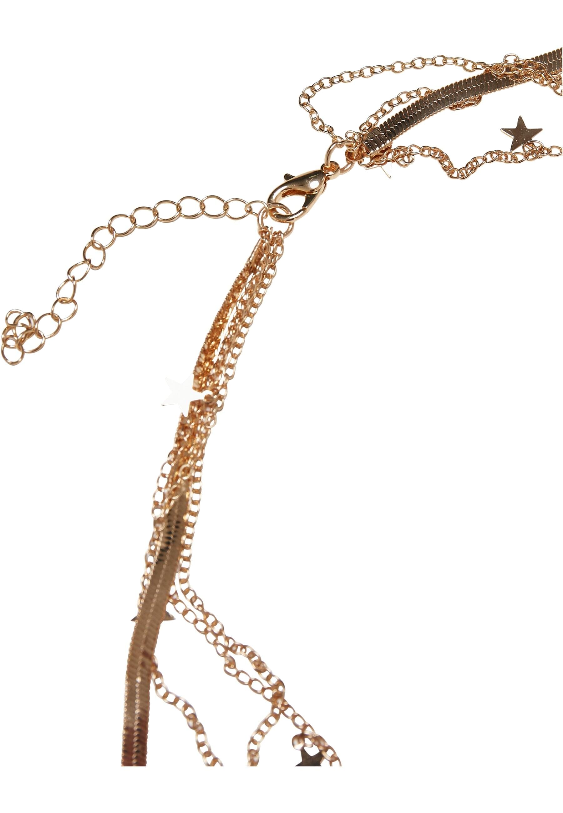 URBAN CLASSICS Halsreif »Urban Classics Unisex Stars Layering Necklace«