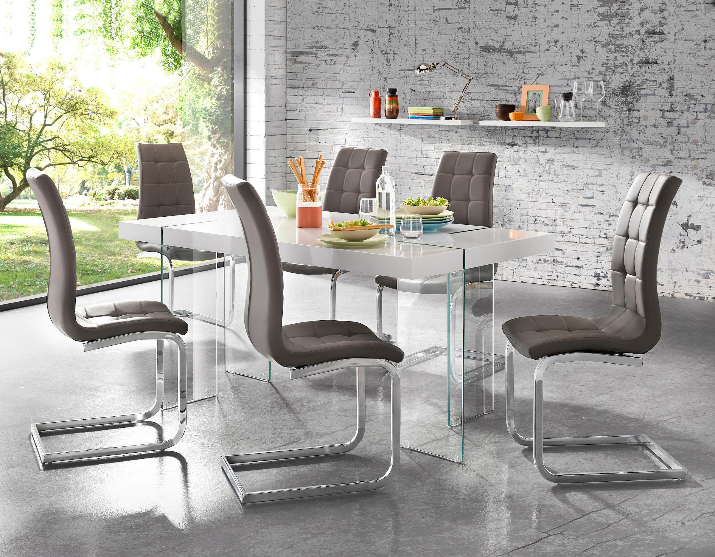 Essgruppe OTTO HOME, braun, Sitzmöbel-Sets