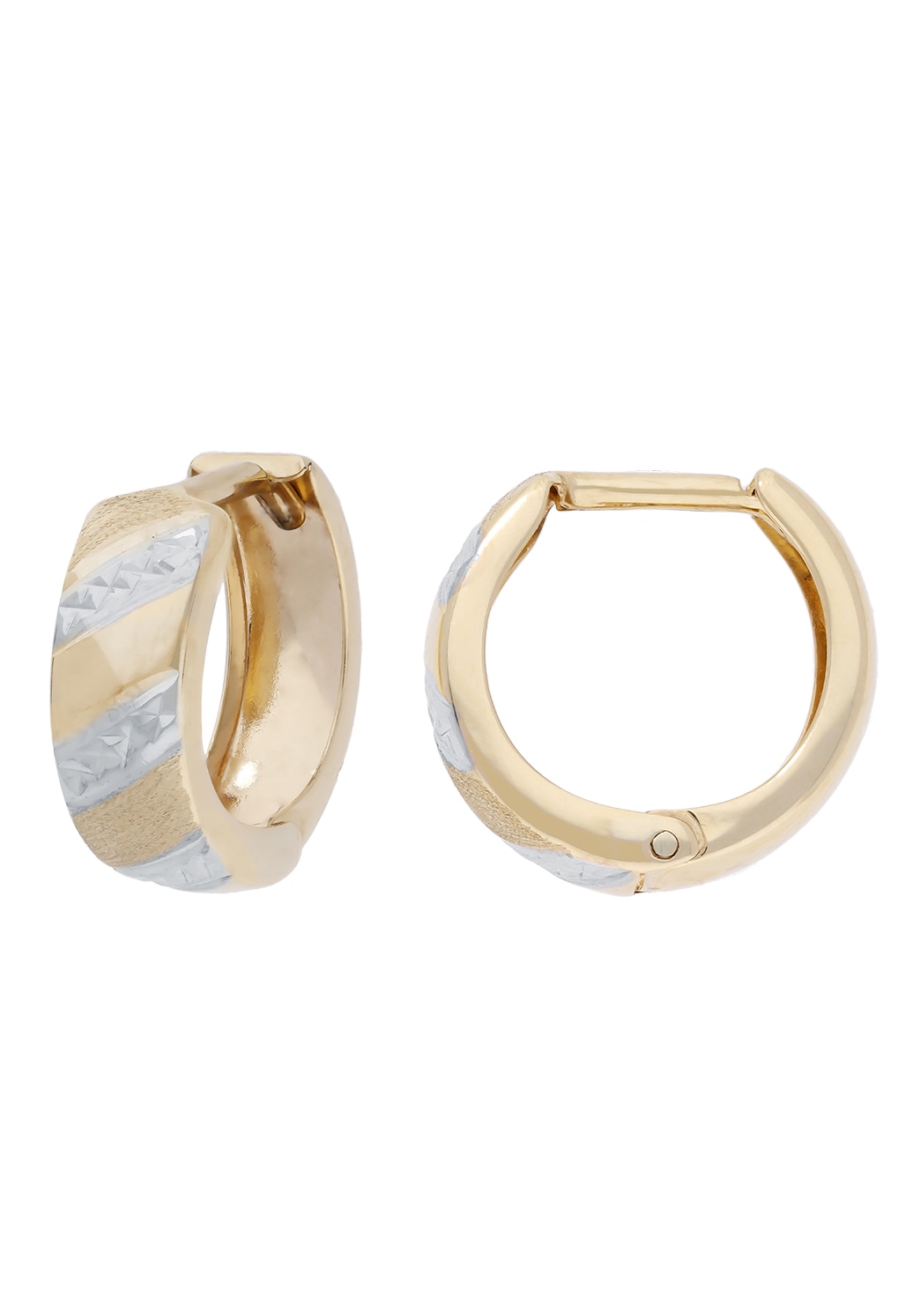 Firetti Paar Creolen »Schmuck Geschenk Gold 375 Ohrschmuck Creole«
