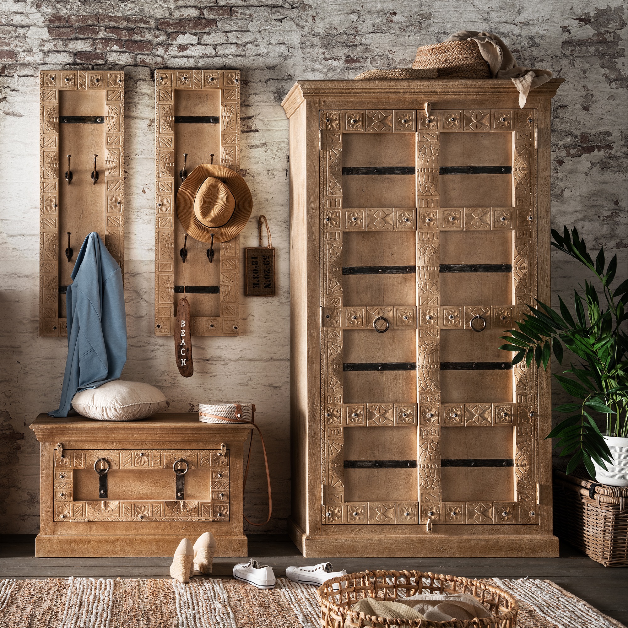 SIT Garderoben-Set Set, Dielen-Set, 4 Stk. tlg. günstig online kaufen